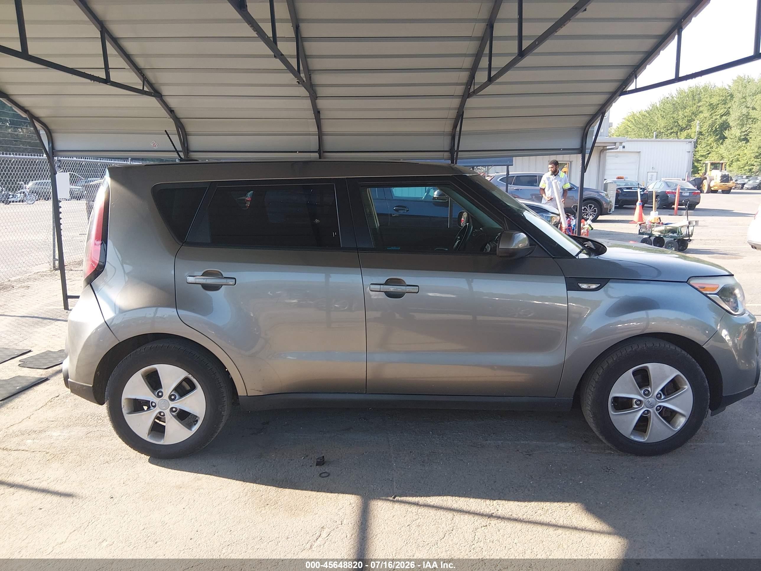 2014 Kia Soul   Gray vin: KNDJN2A20E7012410