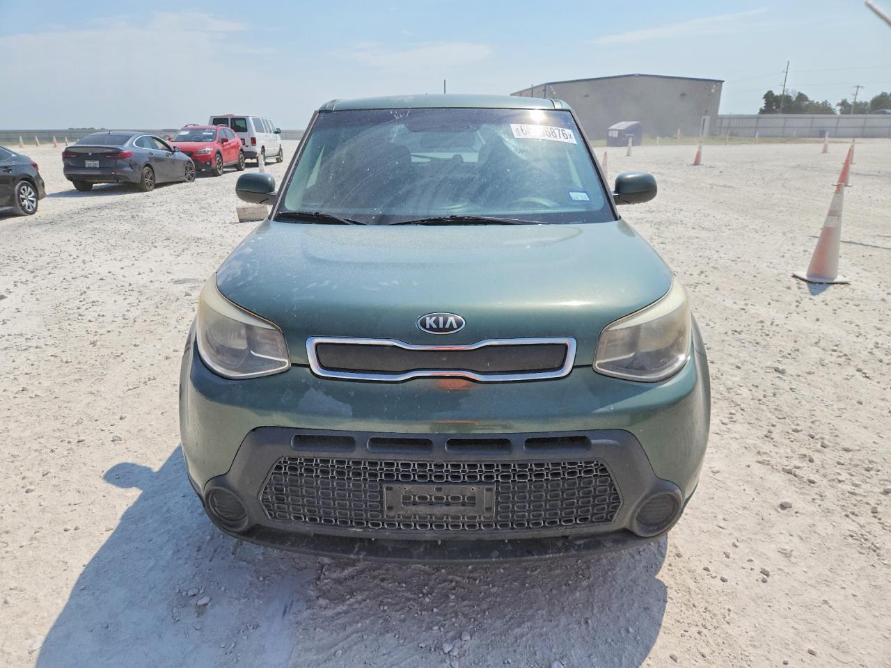 2014 Kia Soul Base Green vin: KNDJN2A20E7053863