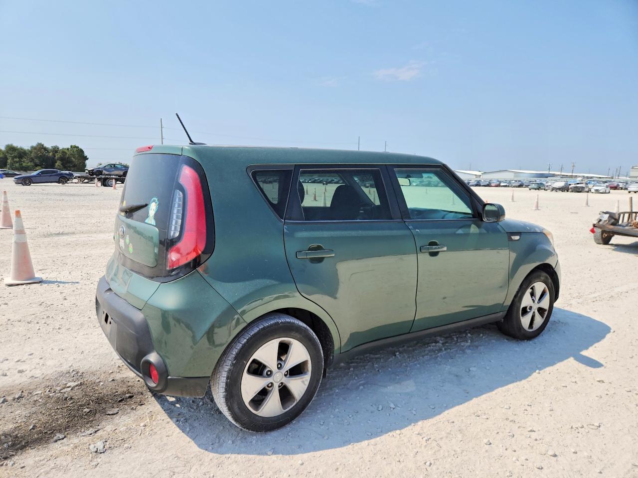 2014 Kia Soul Base Green vin: KNDJN2A20E7053863