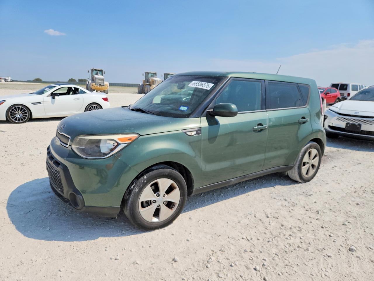 2014 Kia Soul Base Green vin: KNDJN2A20E7053863