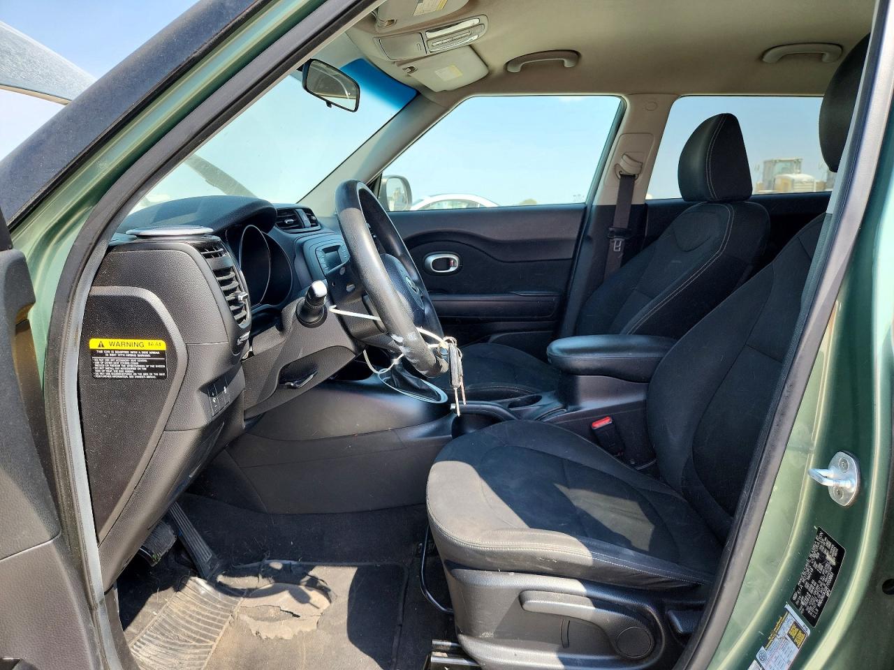 2014 Kia Soul Base Green vin: KNDJN2A20E7053863