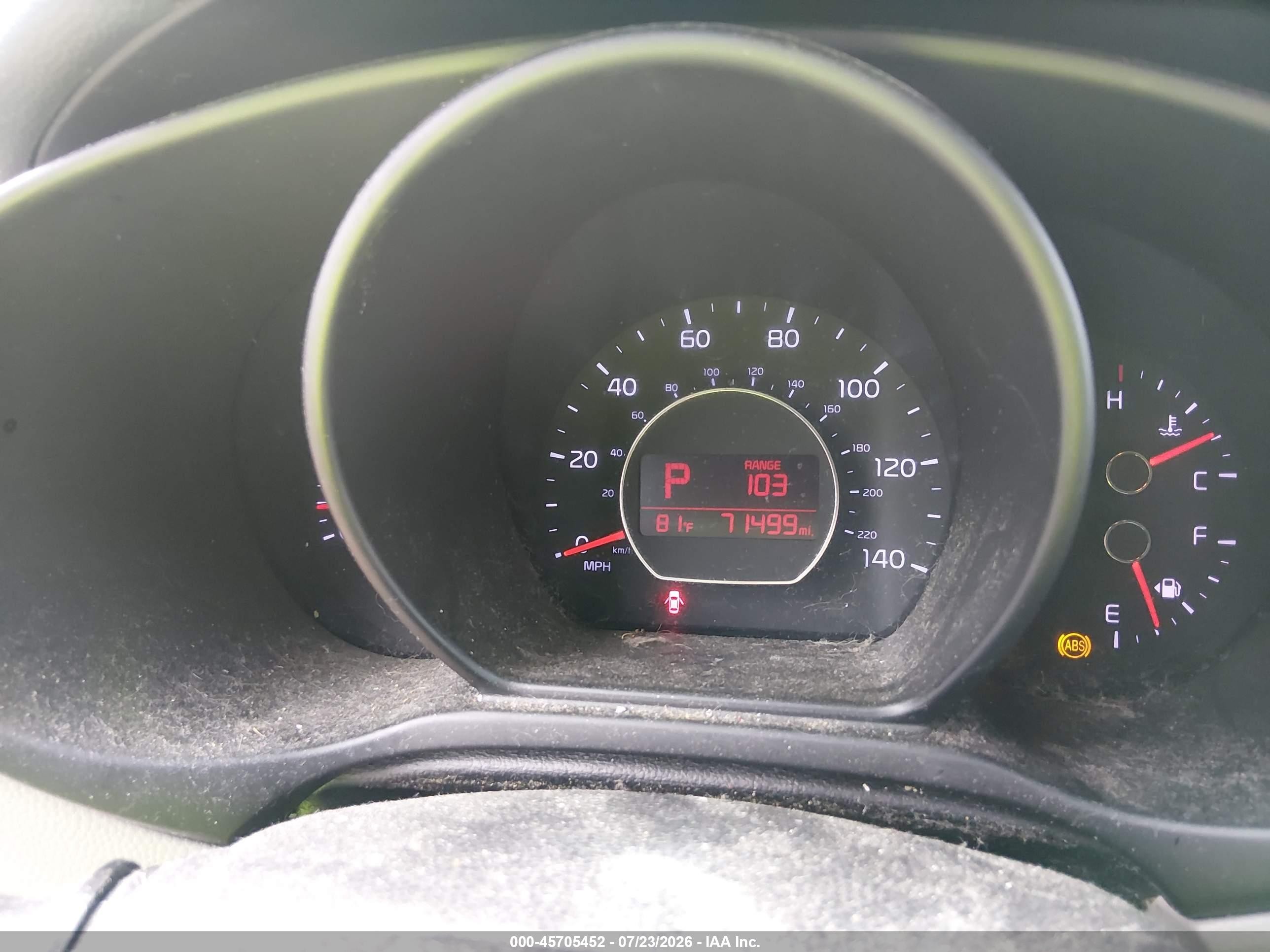 2014 Kia Soul   Gray vin: KNDJN2A20E7071795