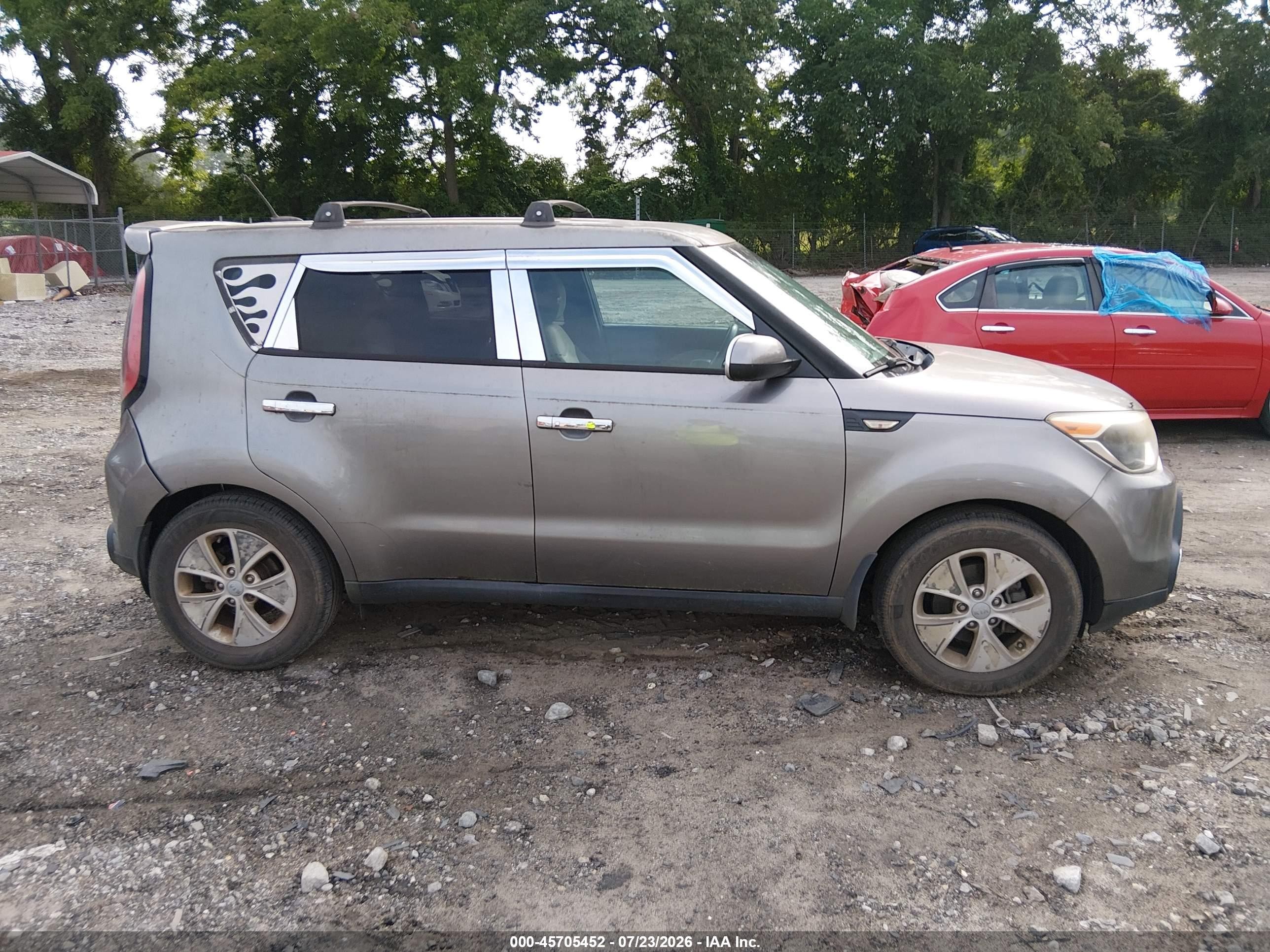 2014 Kia Soul   Gray vin: KNDJN2A20E7071795