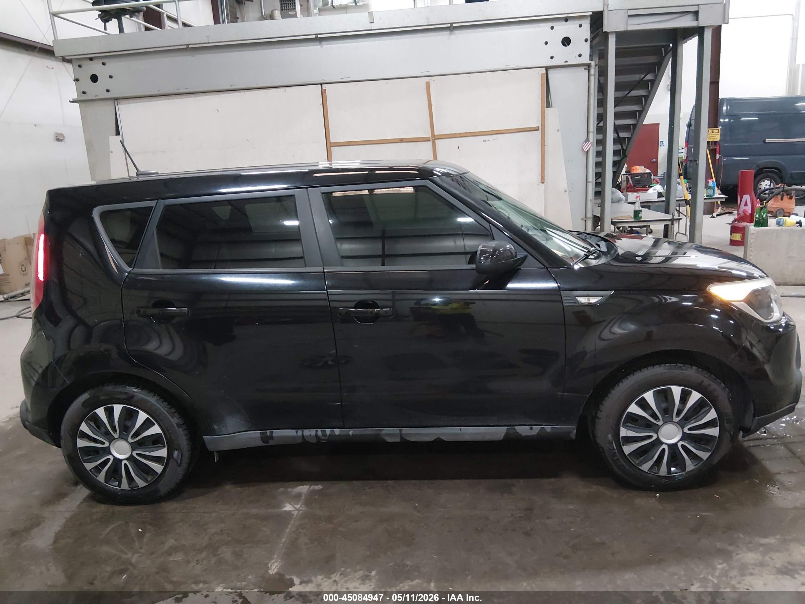 2014 Kia Soul   Черный vin: KNDJN2A20E7103581