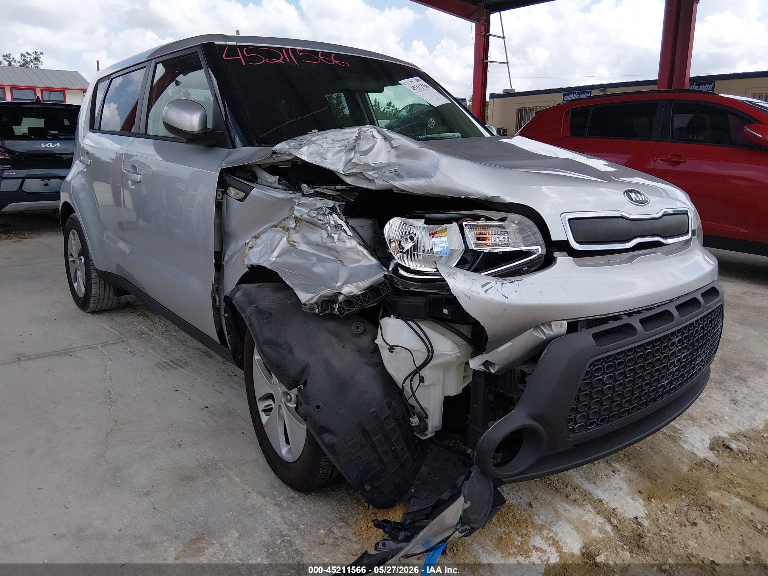 2014 Kia Soul   Silver vin: KNDJN2A20E7714209