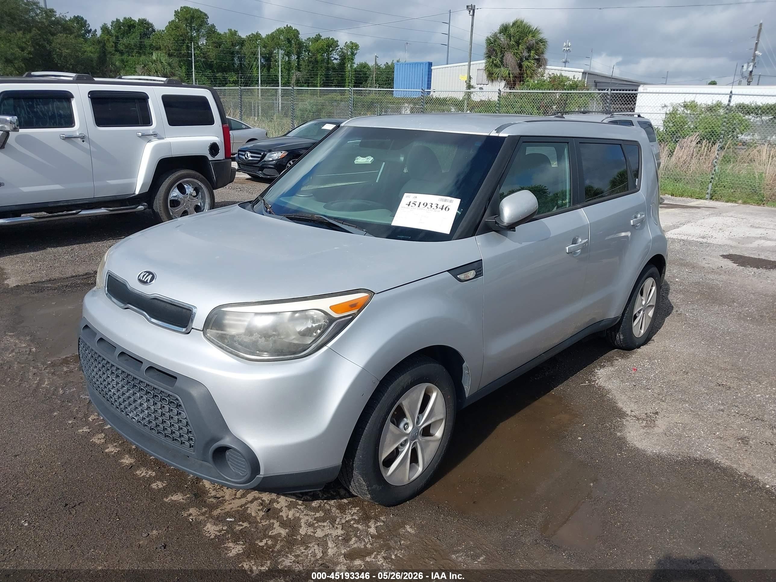 2014 Kia Soul   Silver vin: KNDJN2A20E7721922
