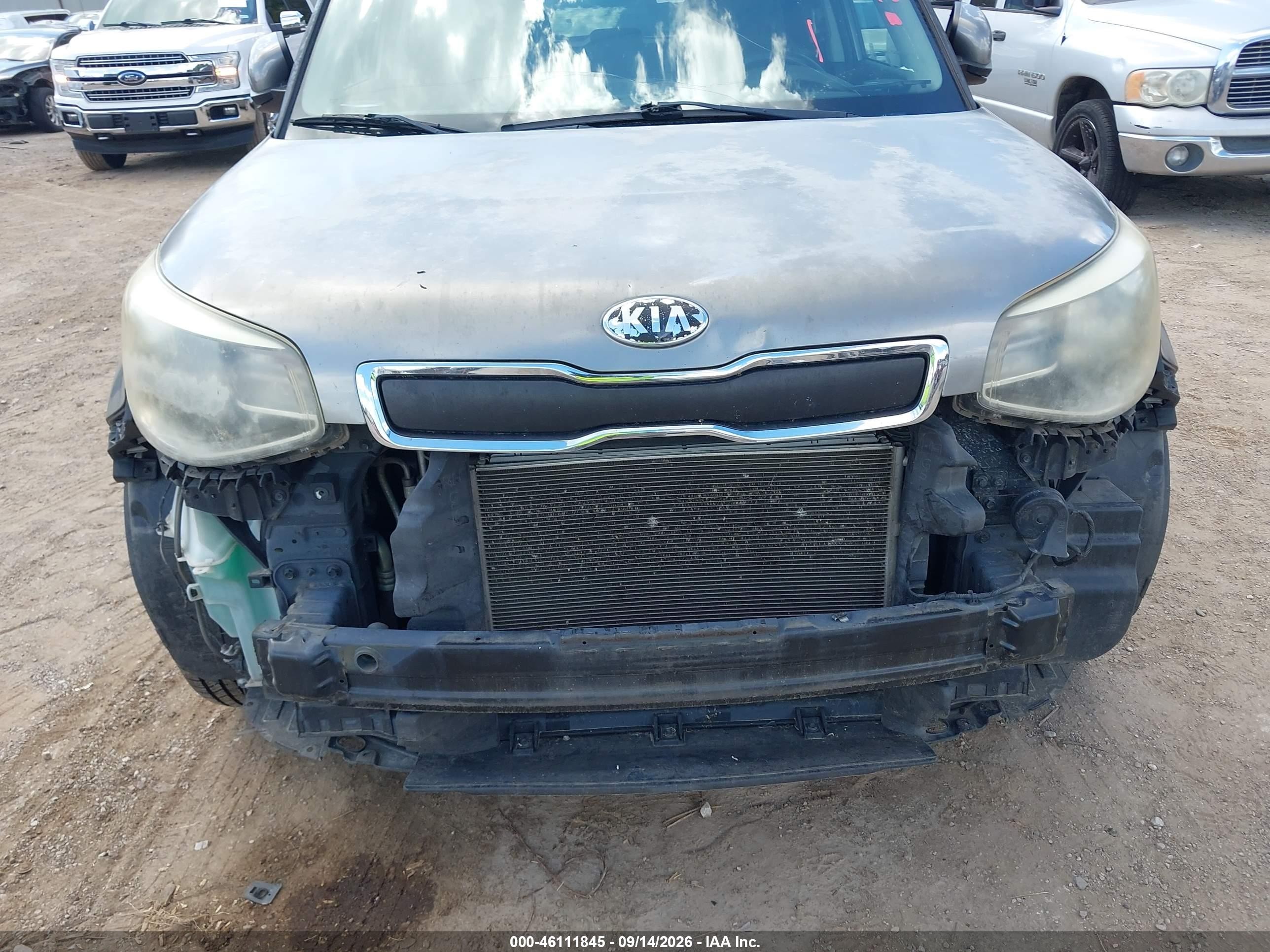 2015 Kia Soul   Серый vin: KNDJN2A20F7113691