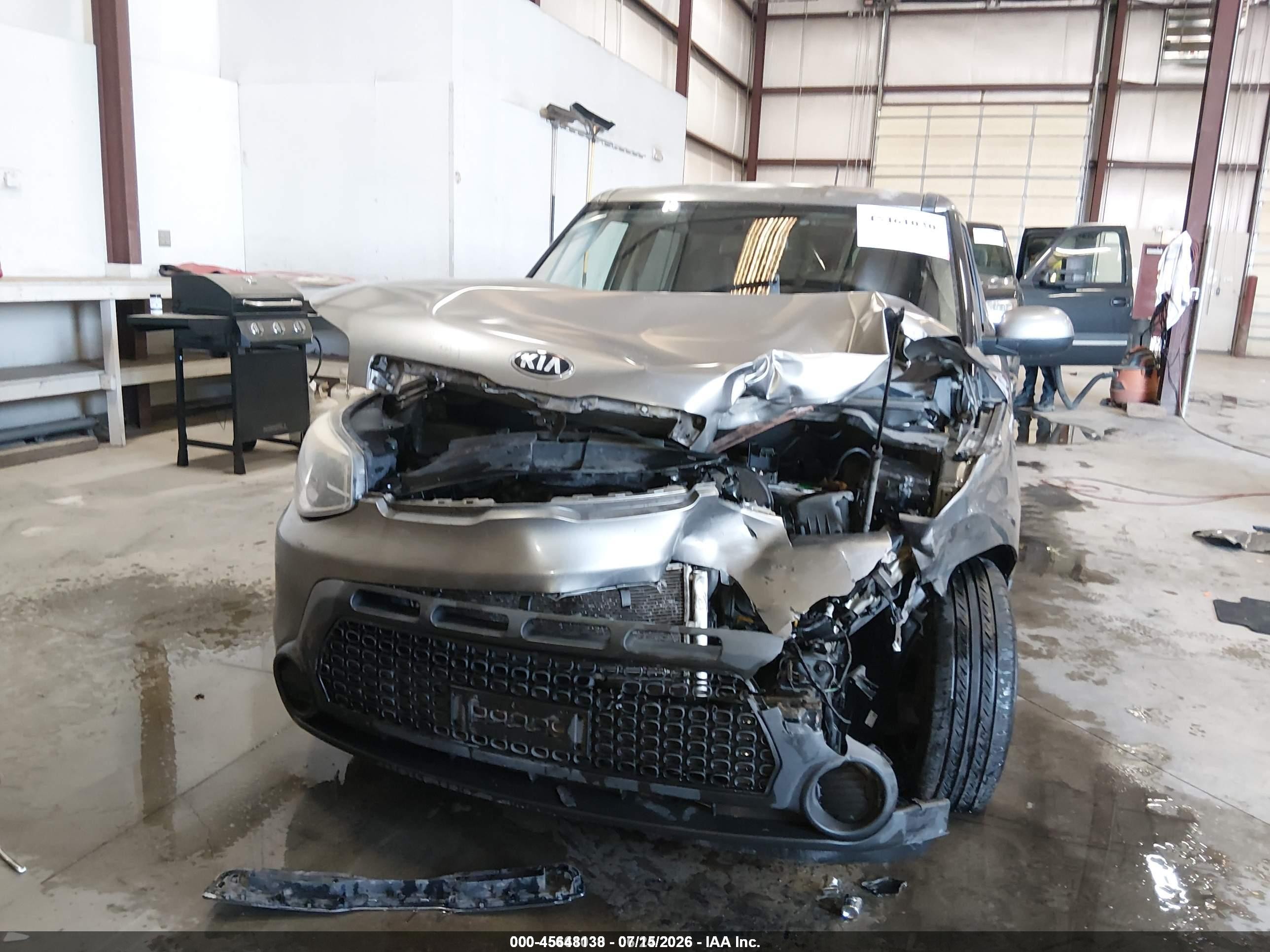 2015 Kia Soul   Gray vin: KNDJN2A20F7155679
