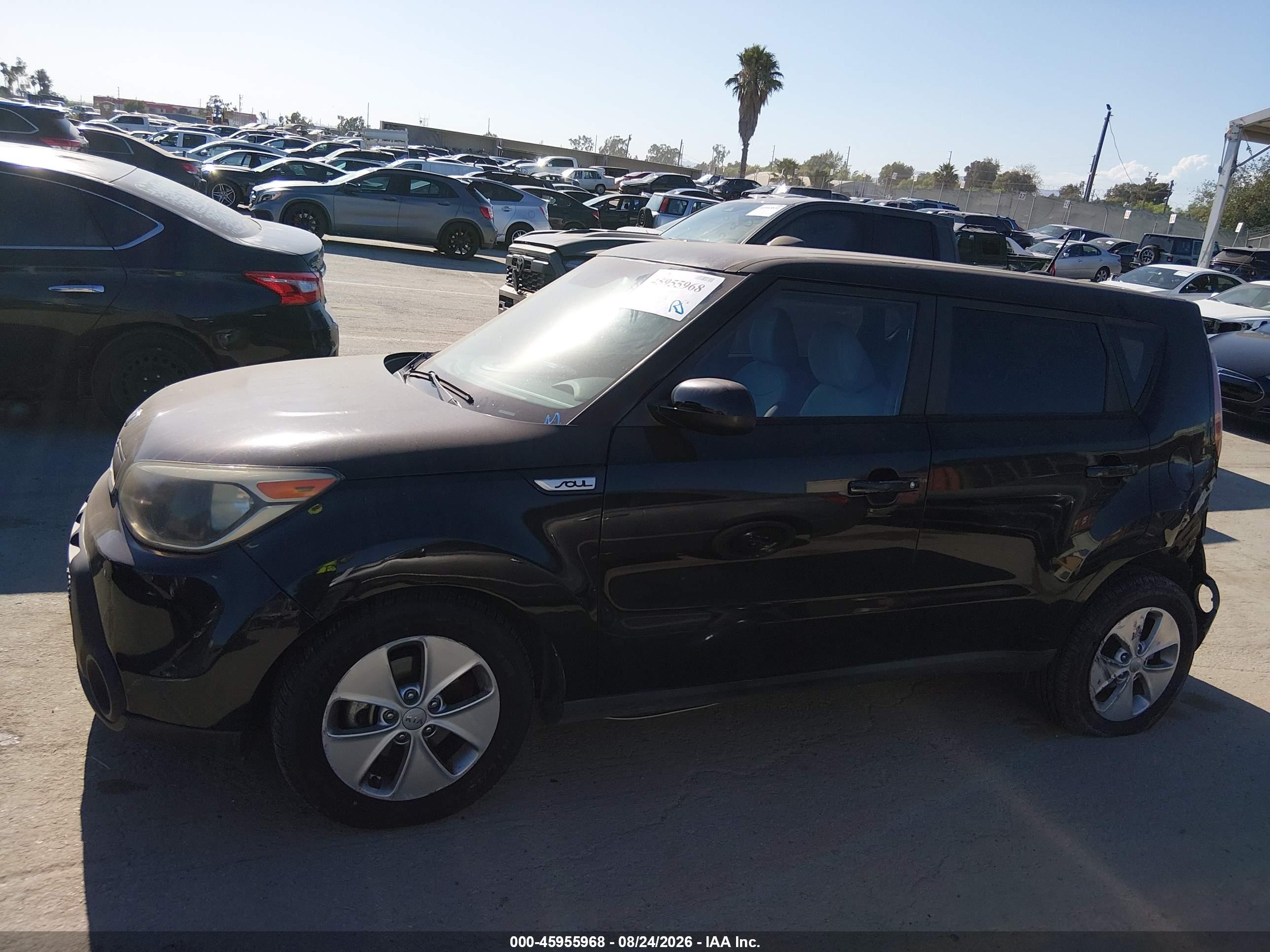 2015 Kia Soul   Black vin: KNDJN2A20F7194546
