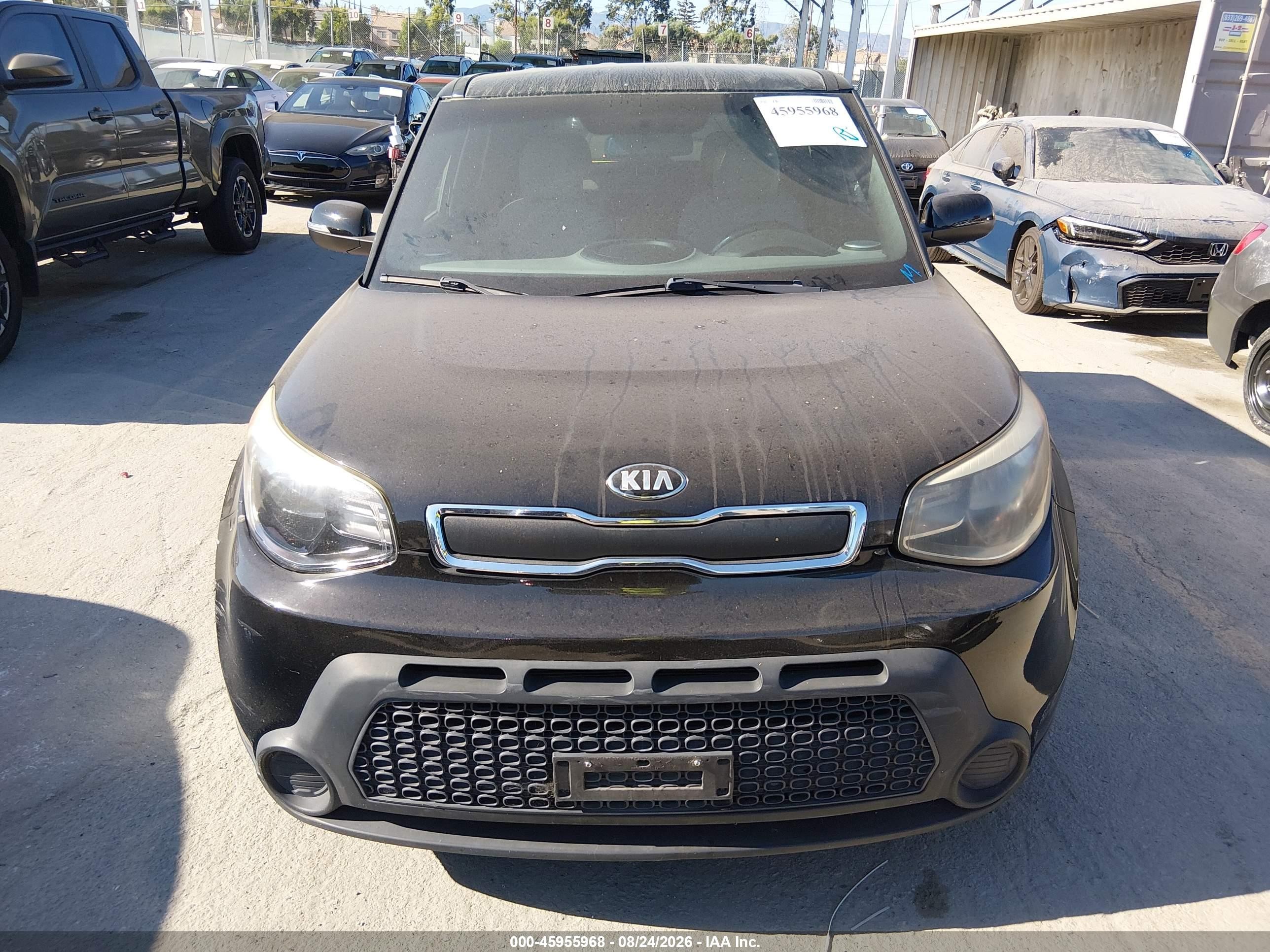 2015 Kia Soul   Black vin: KNDJN2A20F7194546