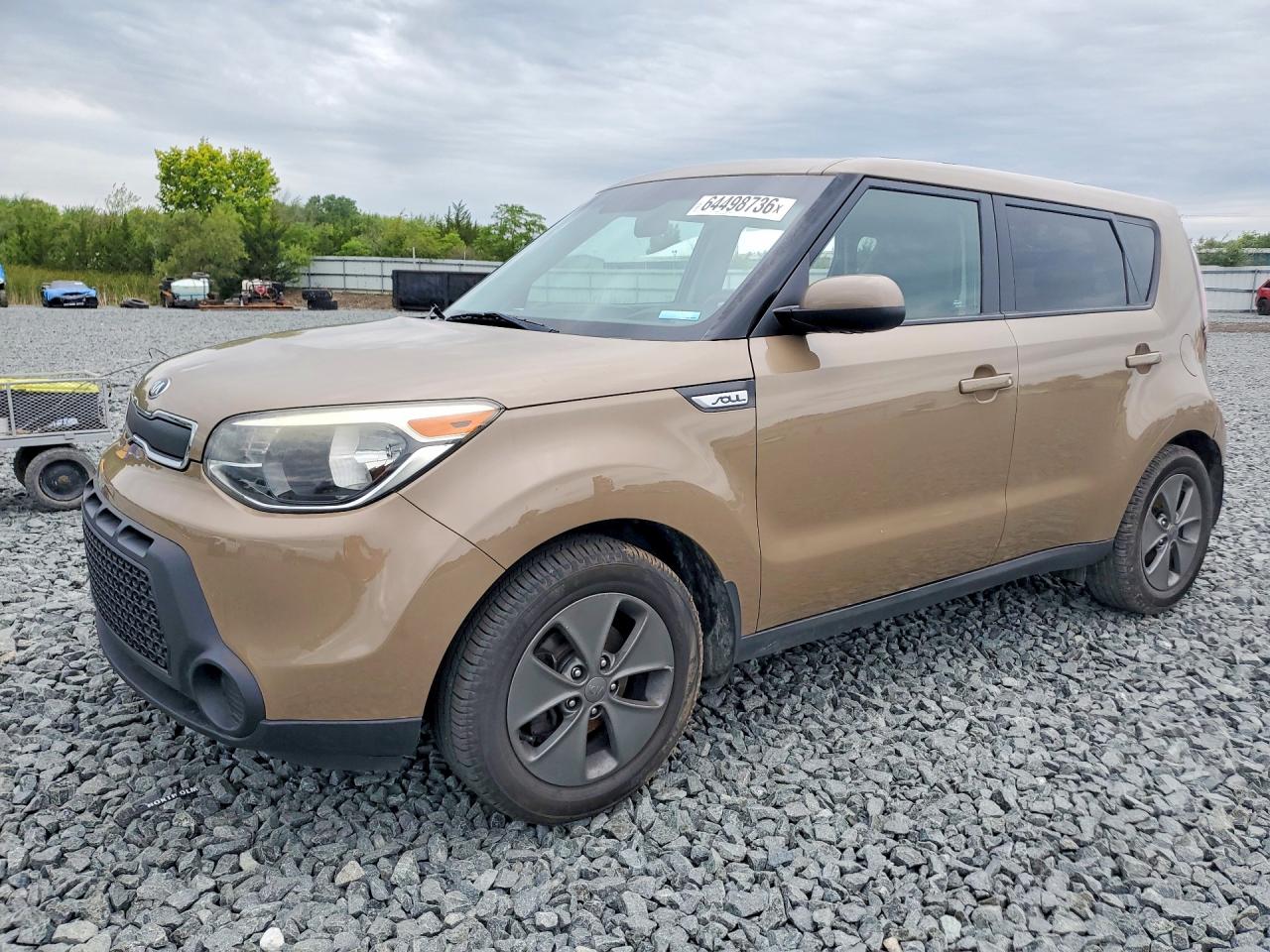 2015 Kia Soul Base Tan vin: KNDJN2A20F7202175
