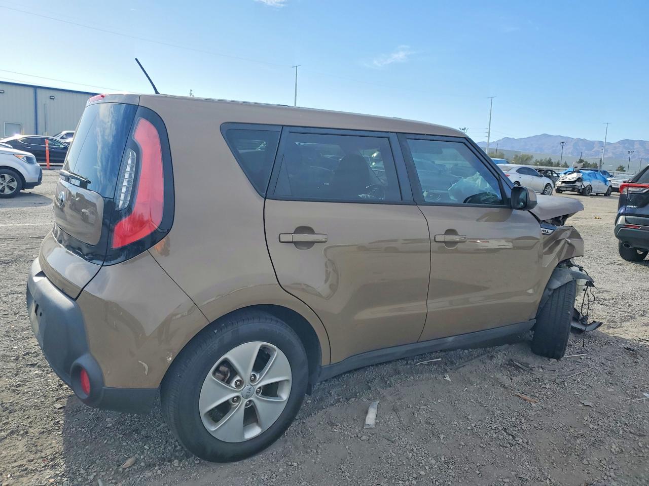 2015 Kia Soul Base Brown vin: KNDJN2A20F7207487