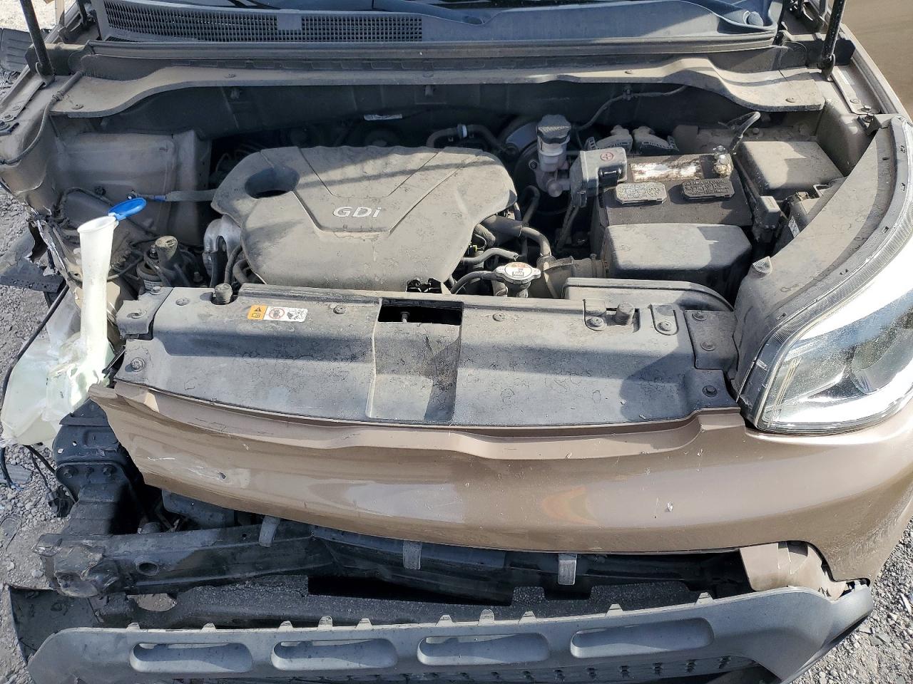 2015 Kia Soul Base Brown vin: KNDJN2A20F7207487