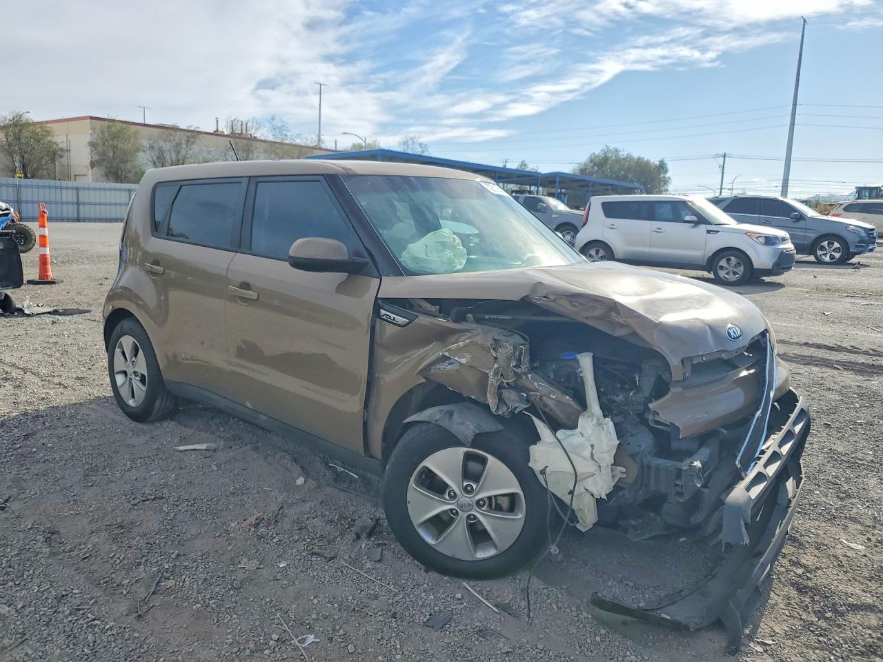 2015 Kia Soul Base Brown vin: KNDJN2A20F7207487