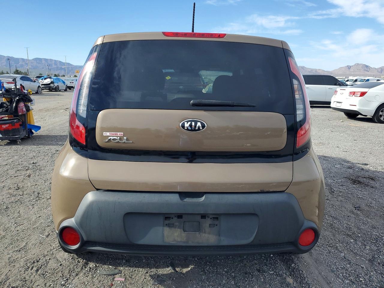 2015 Kia Soul Base Brown vin: KNDJN2A20F7207487