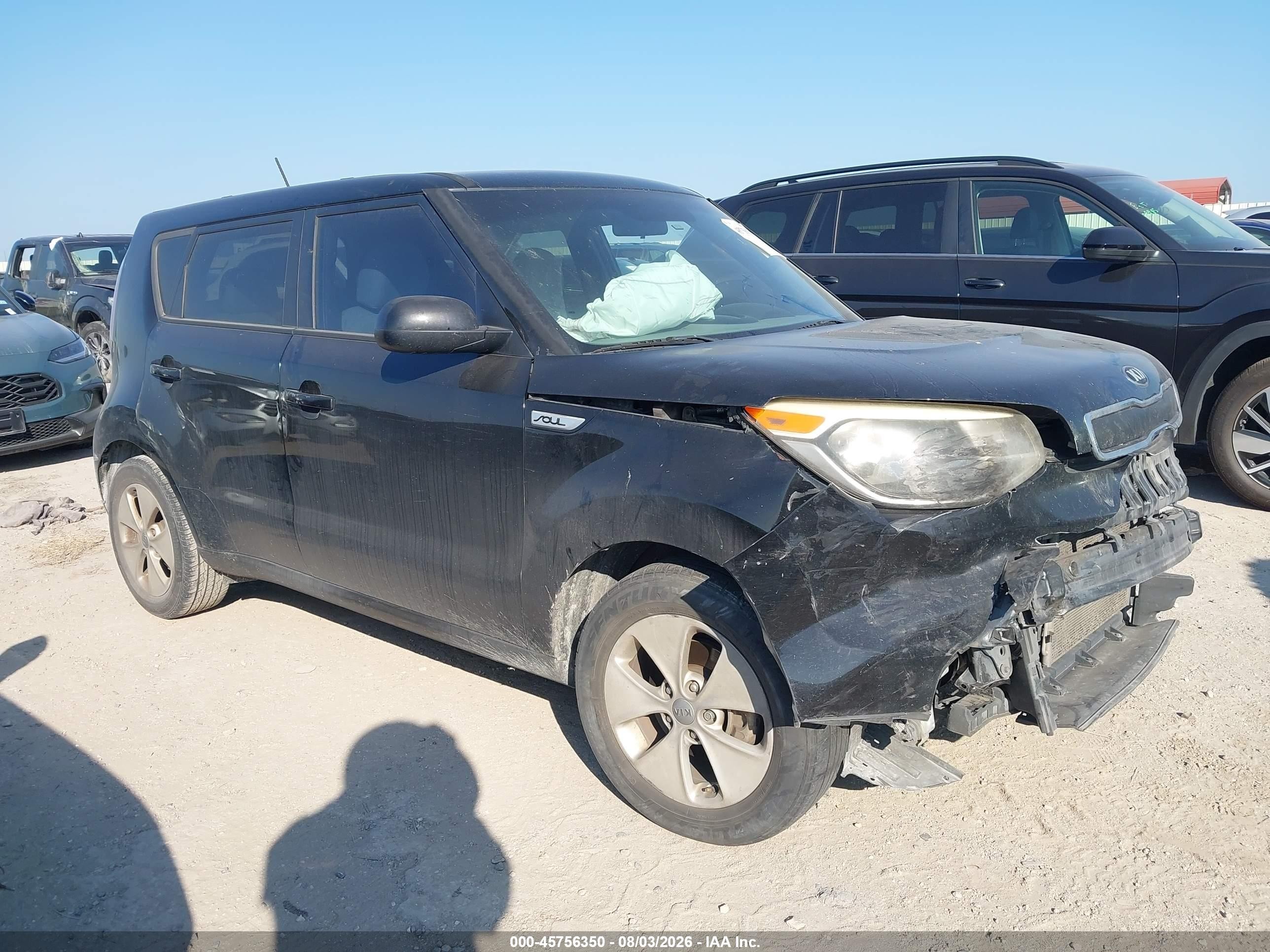 2015 Kia Soul   Black vin: KNDJN2A20F7208476