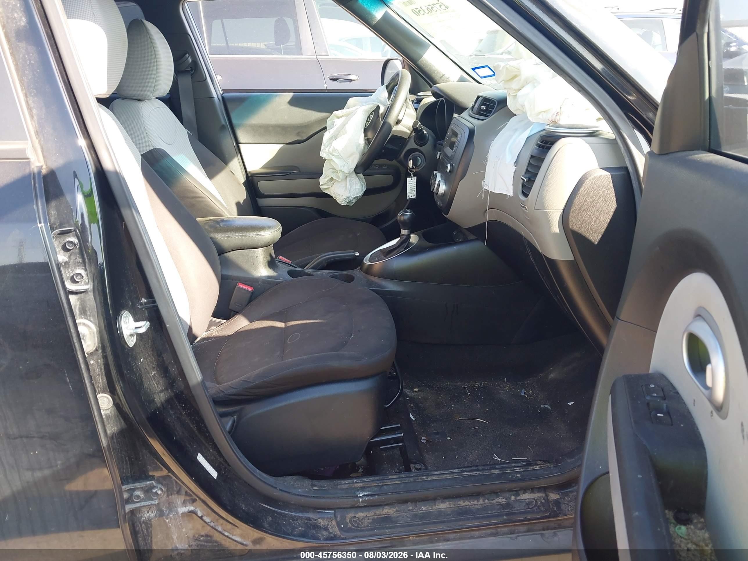 2015 Kia Soul   Black vin: KNDJN2A20F7208476