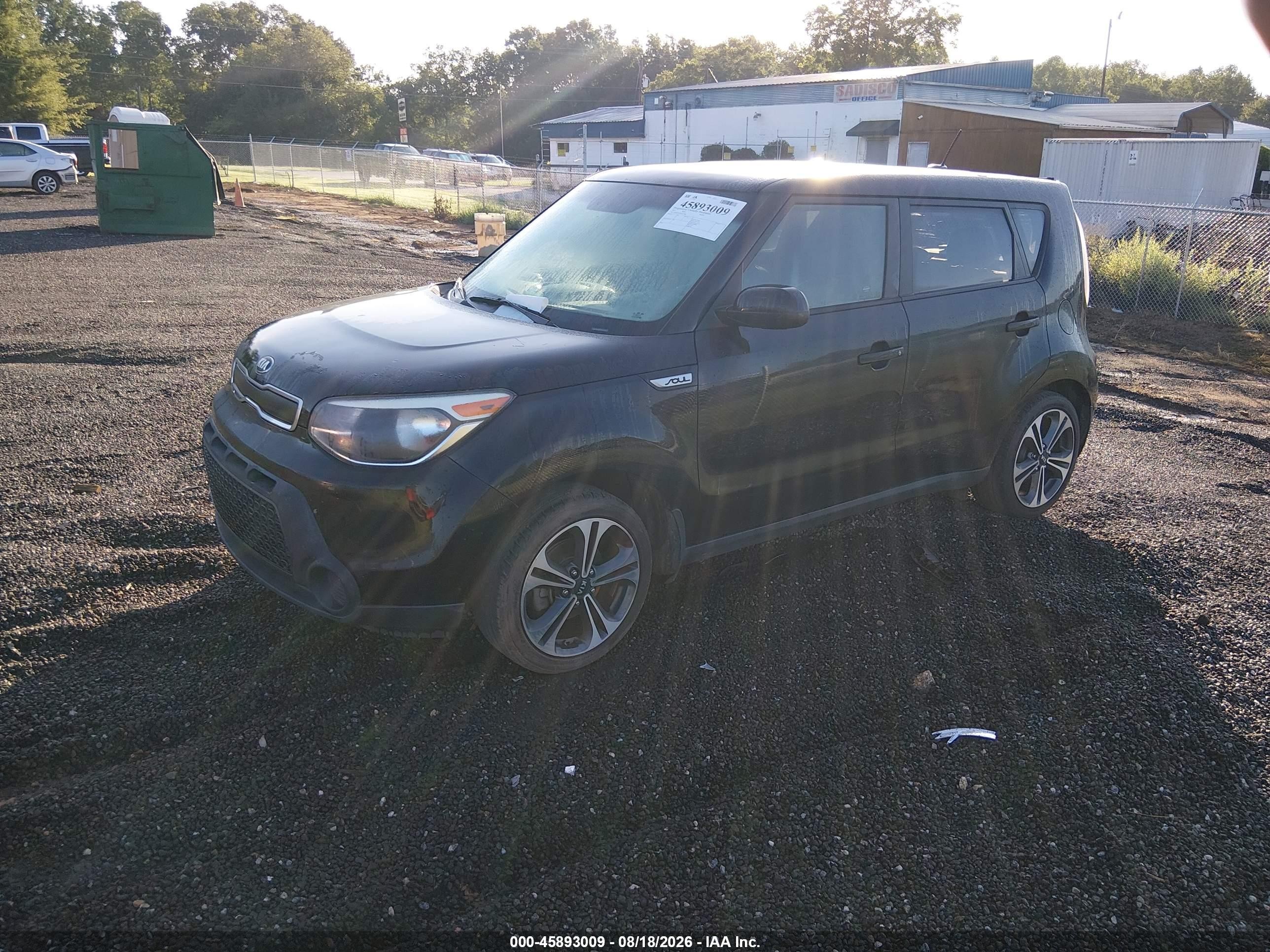 2015 Kia Soul   Black vin: KNDJN2A20F7215380