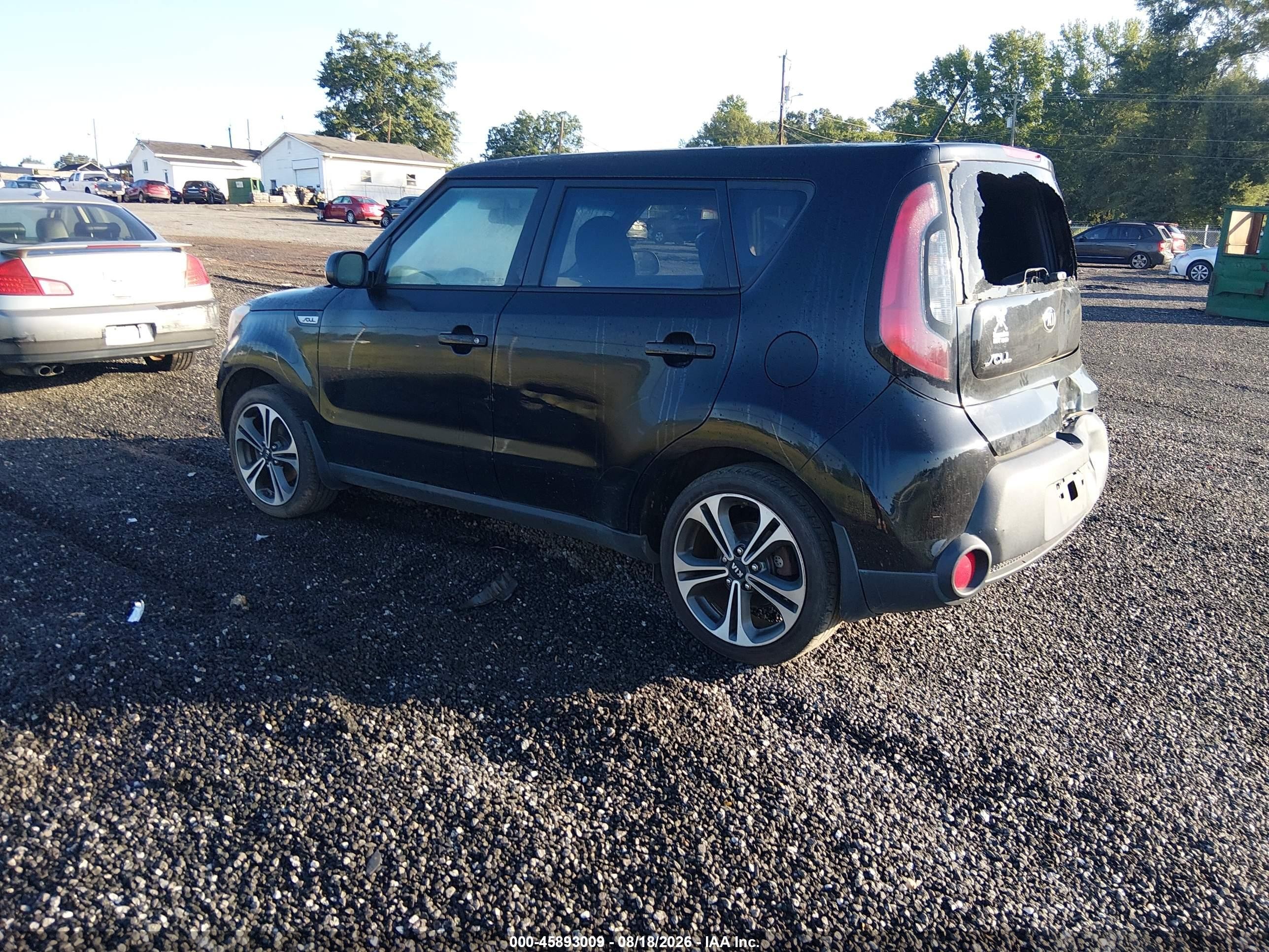 2015 Kia Soul   Black vin: KNDJN2A20F7215380