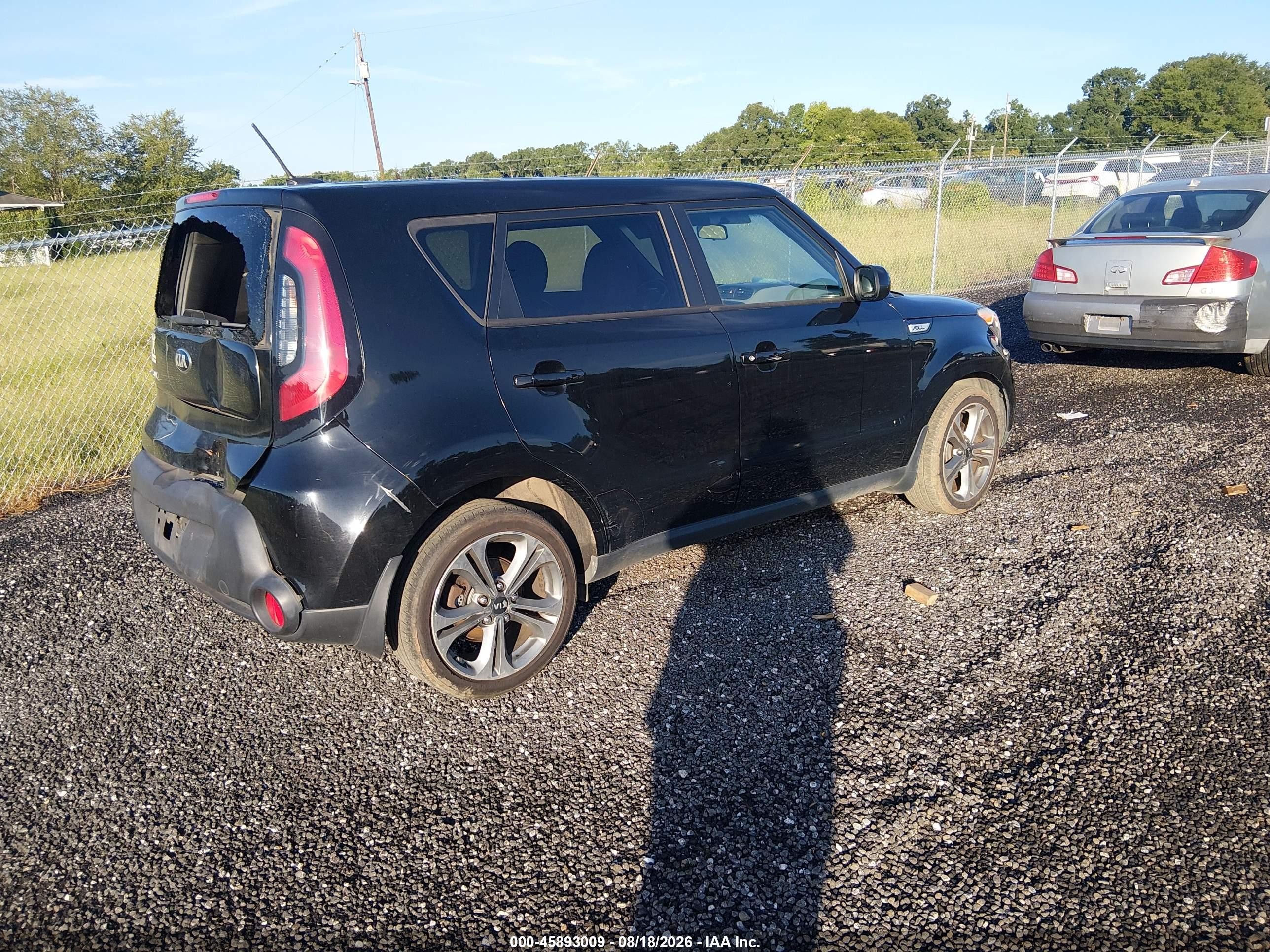 2015 Kia Soul   Black vin: KNDJN2A20F7215380