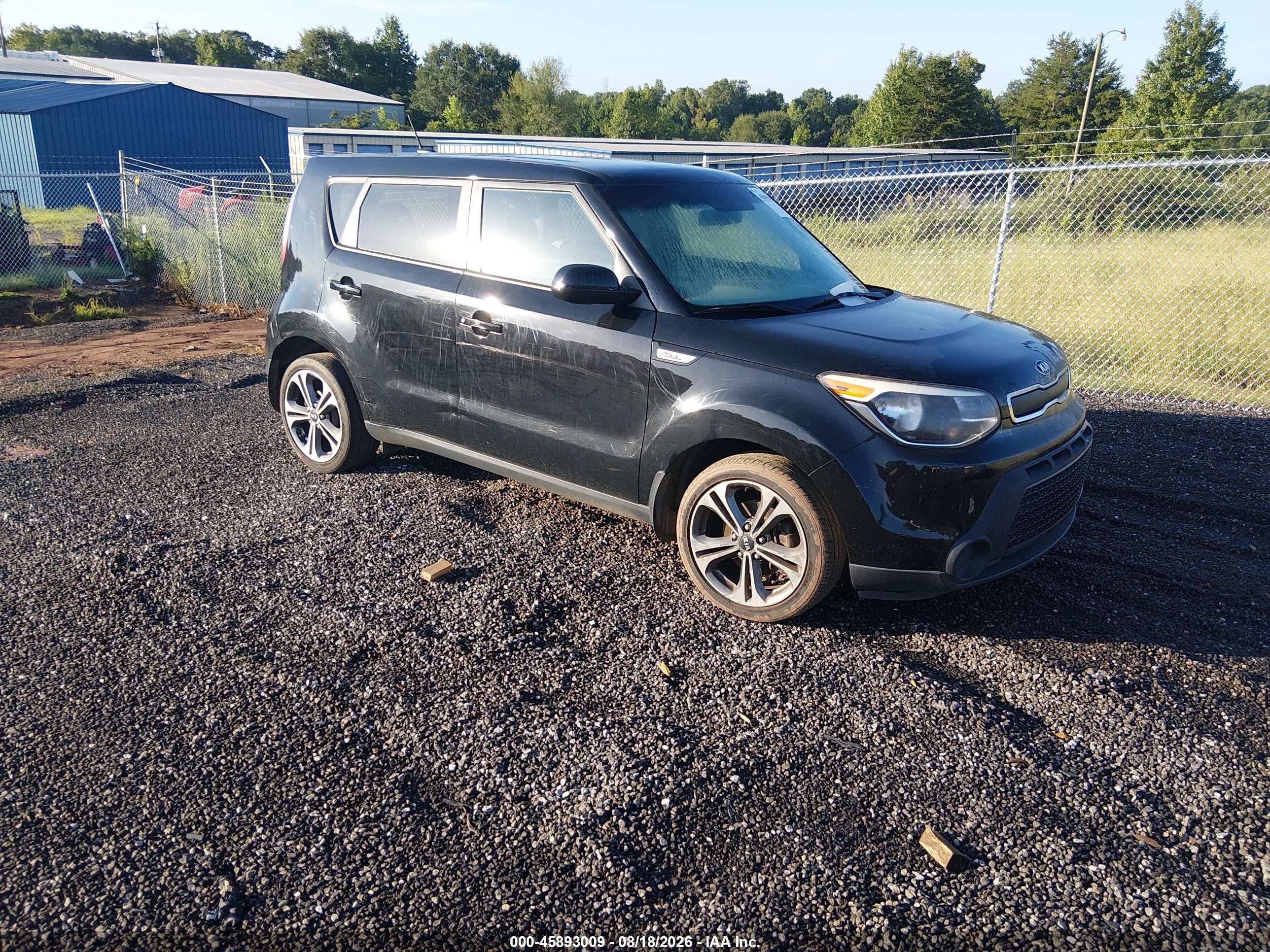 2015 Kia Soul   Black vin: KNDJN2A20F7215380