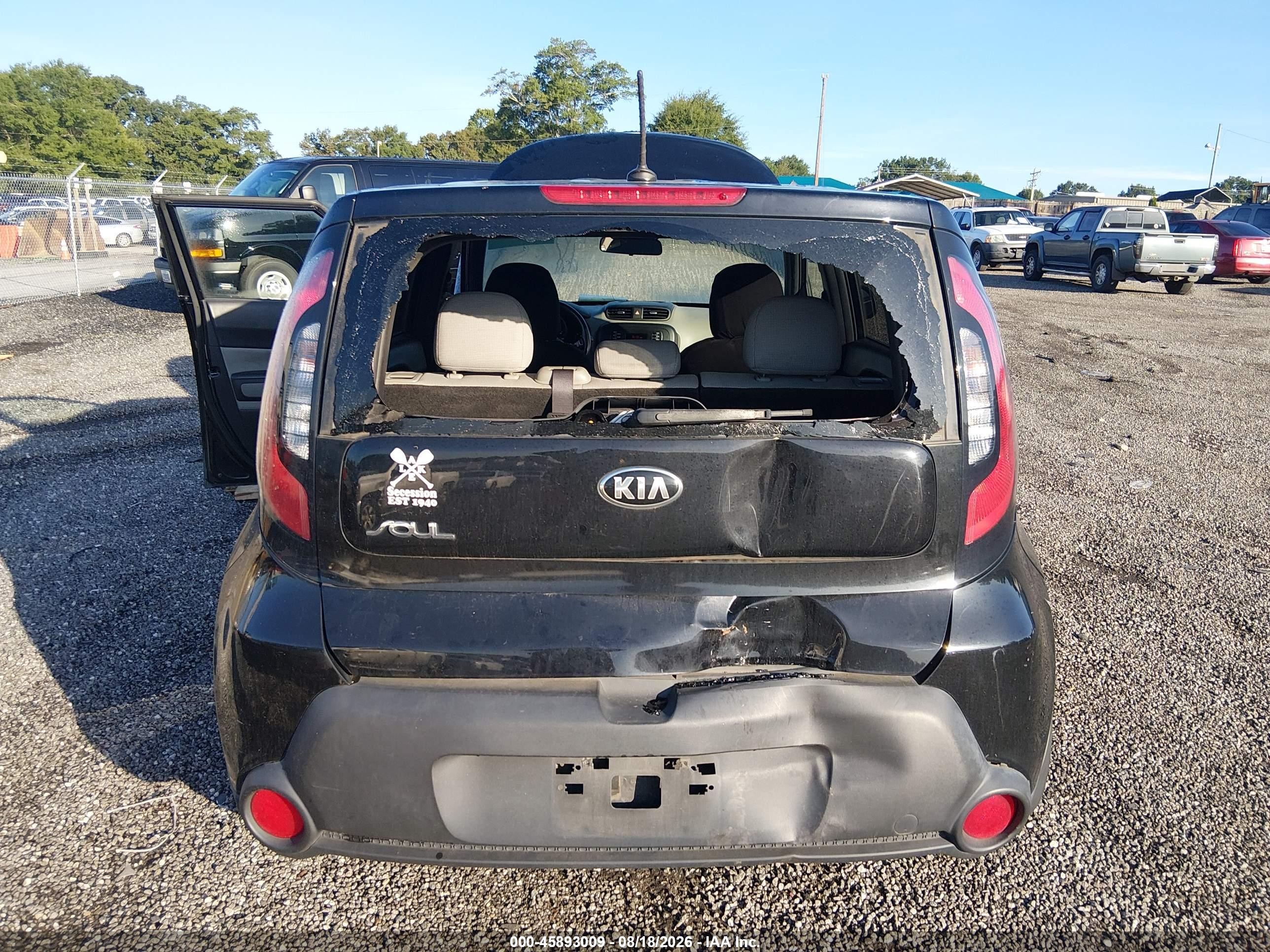 2015 Kia Soul   Black vin: KNDJN2A20F7215380
