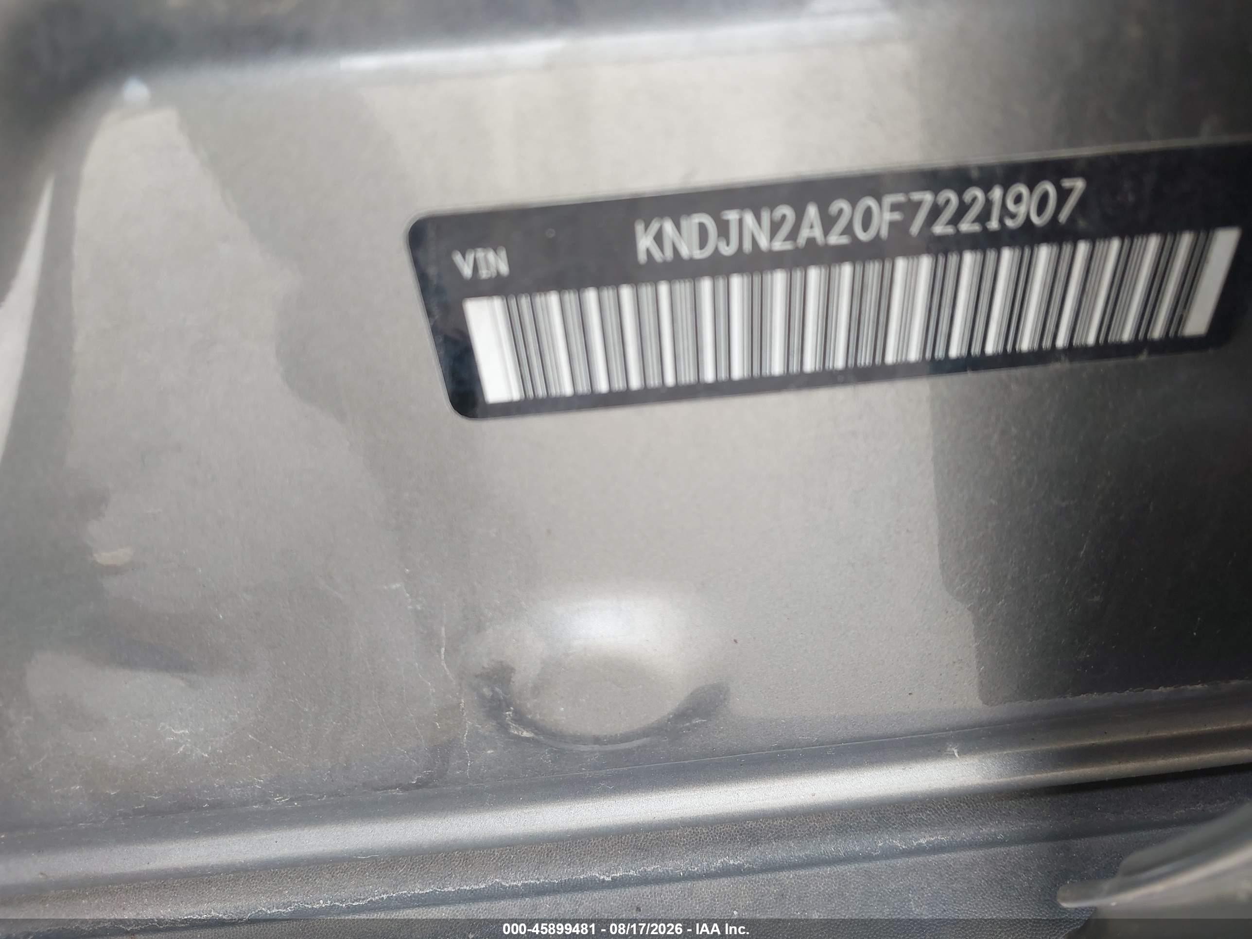 2015 Kia Soul   Gray vin: KNDJN2A20F7221907