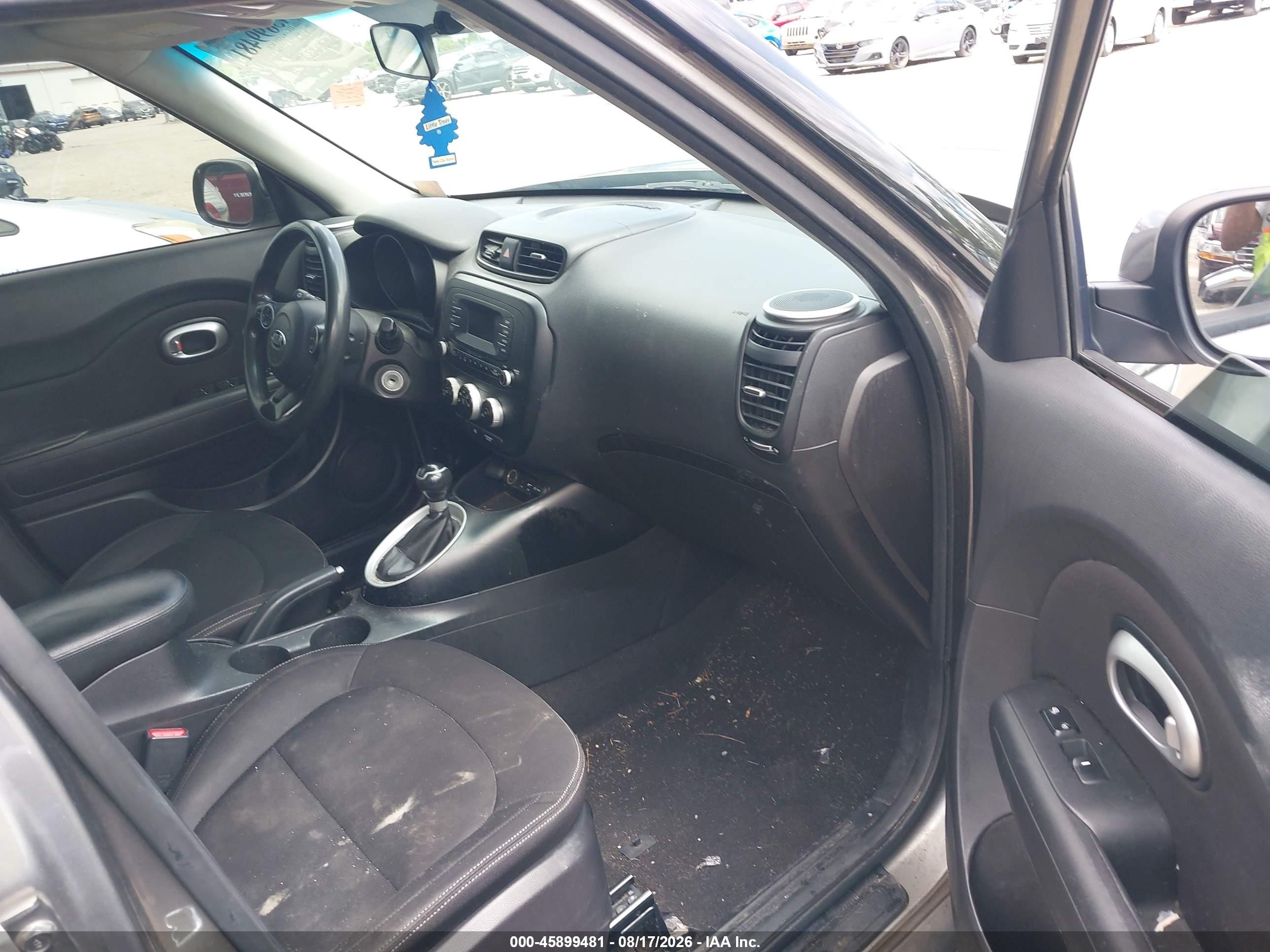 2015 Kia Soul   Gray vin: KNDJN2A20F7221907