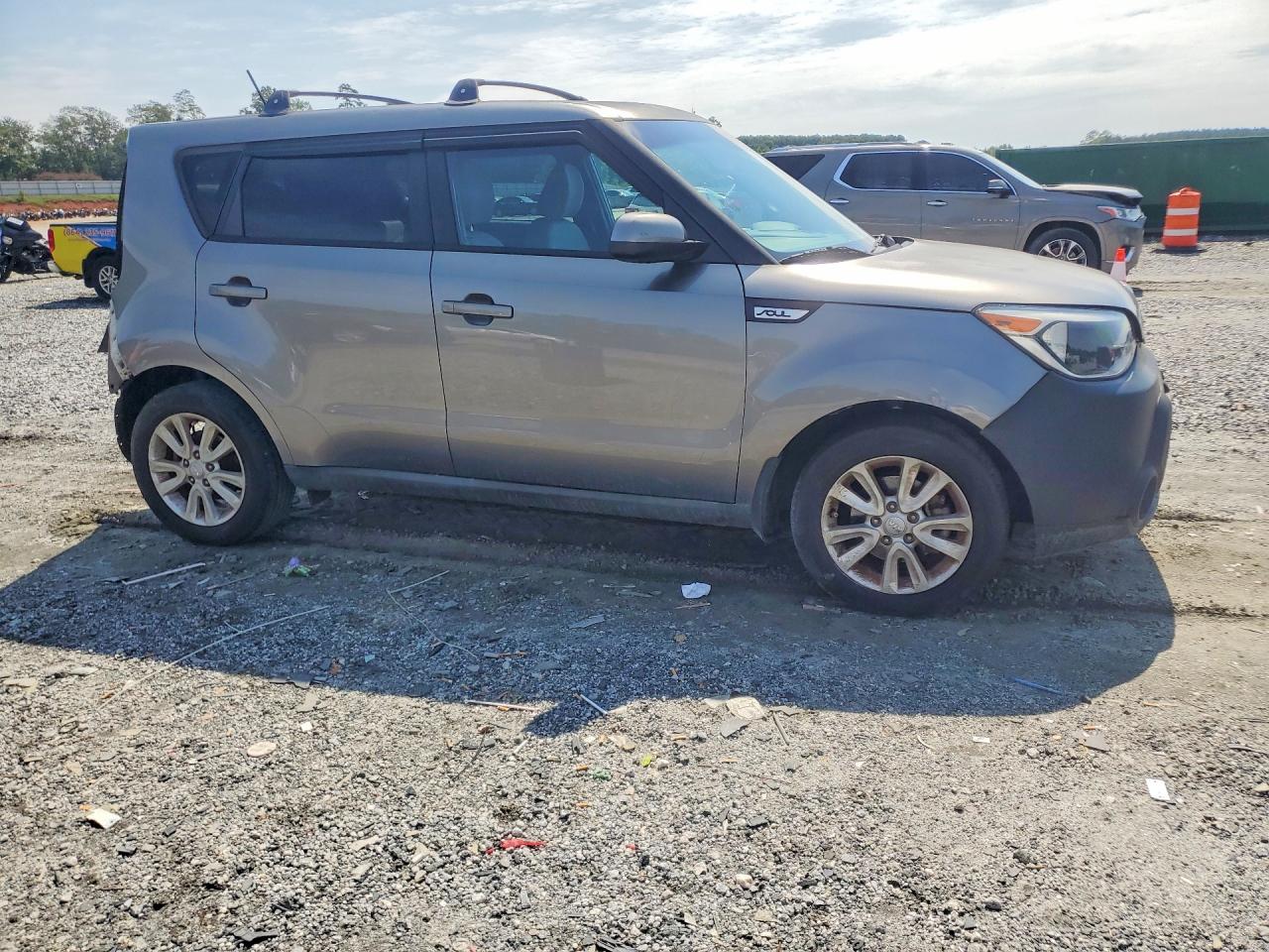 2015 Kia Soul Base Gray vin: KNDJN2A20F7227156