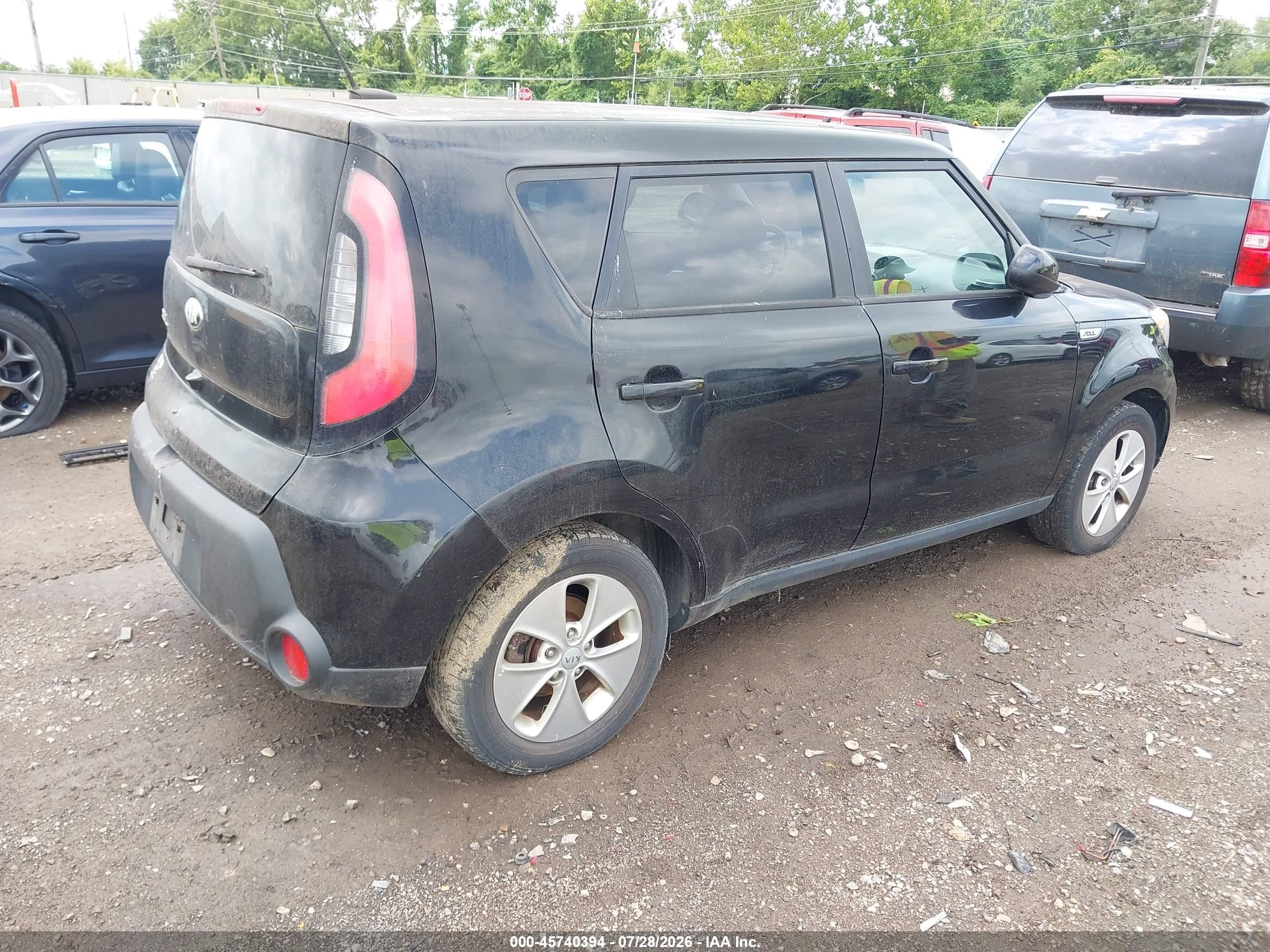 2015 Kia Soul   Black vin: KNDJN2A20F7235872