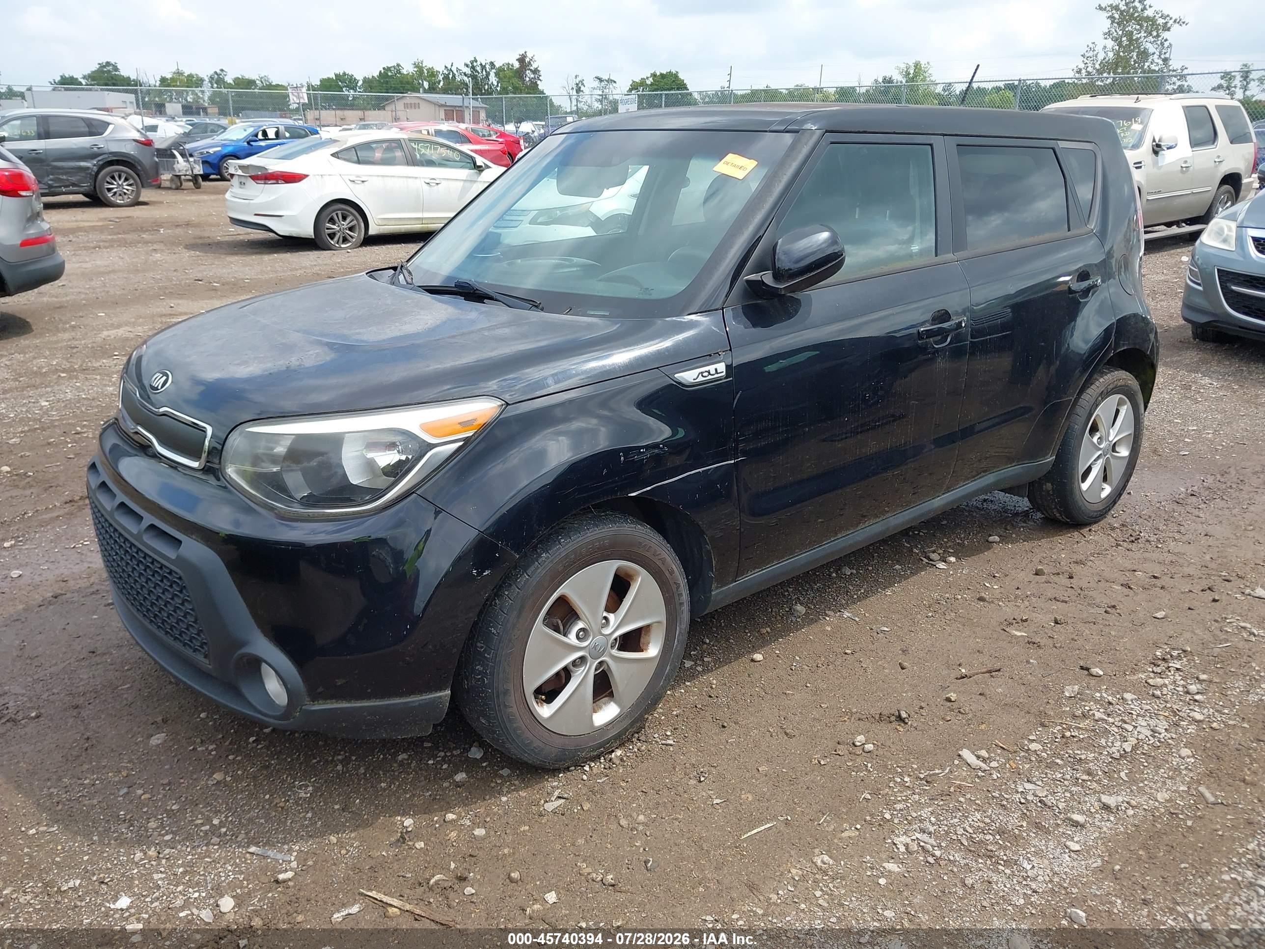 2015 Kia Soul   Black vin: KNDJN2A20F7235872