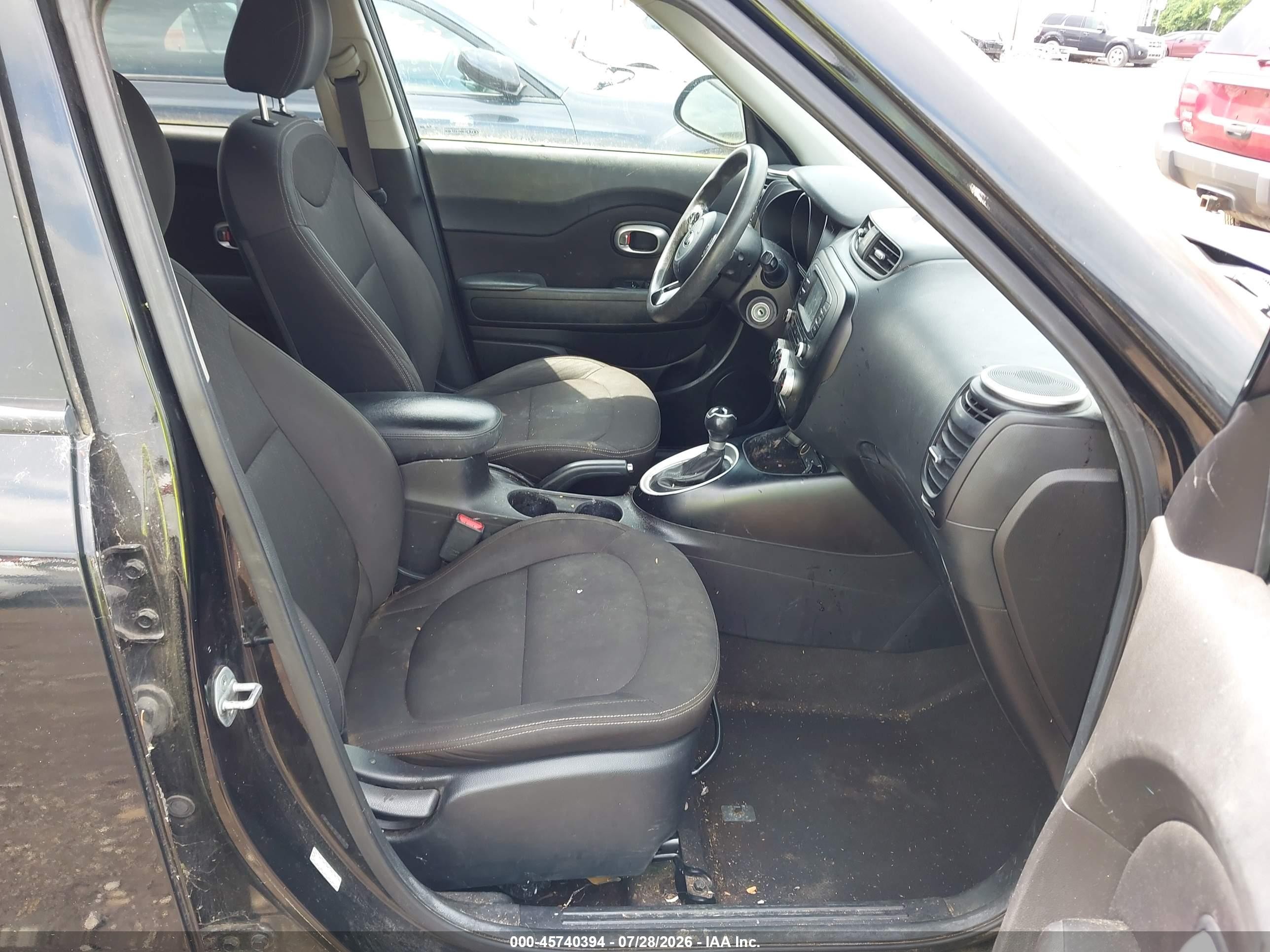 2015 Kia Soul   Black vin: KNDJN2A20F7235872