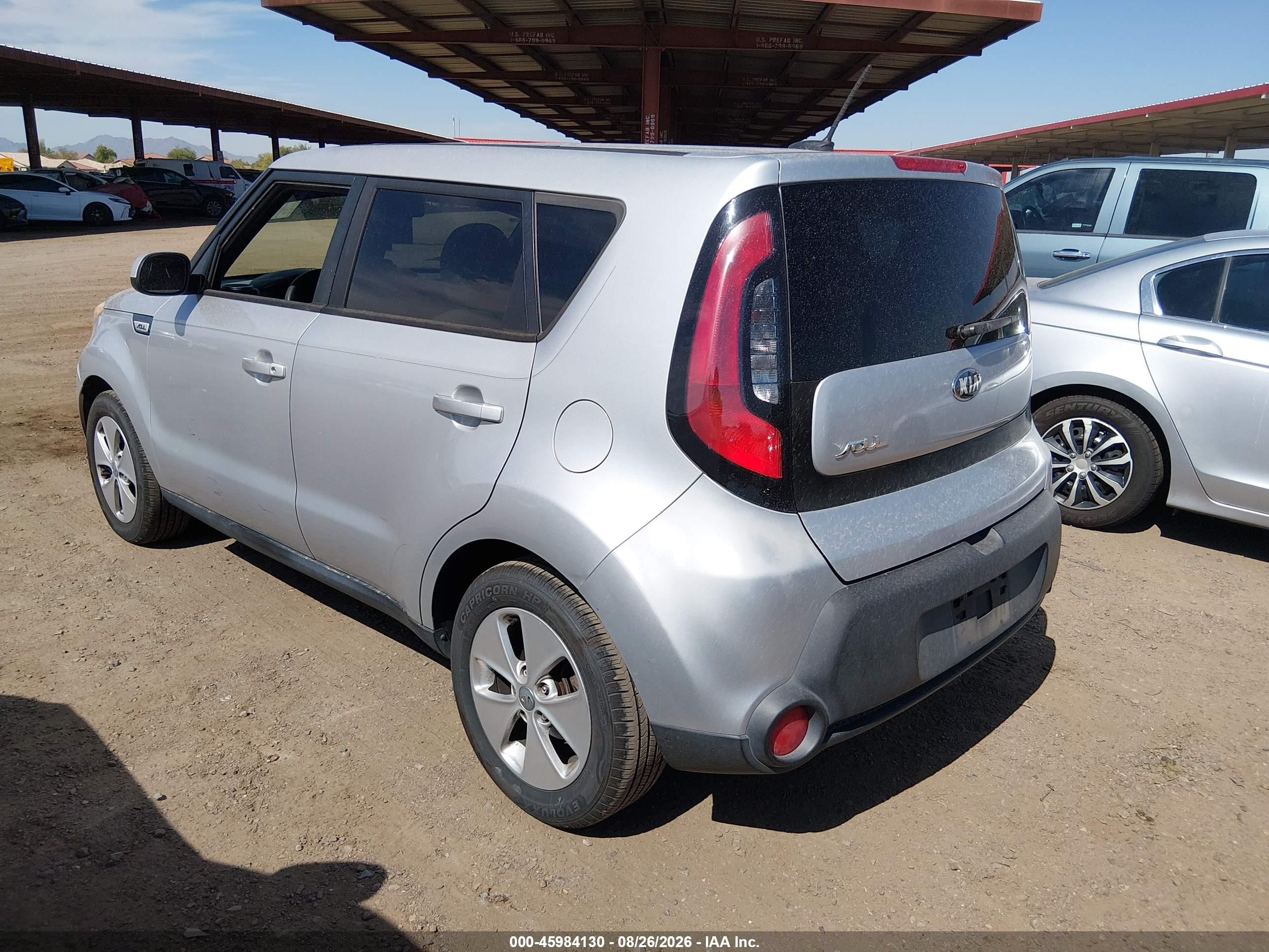 2015 Kia Soul   Silver vin: KNDJN2A20F7749916