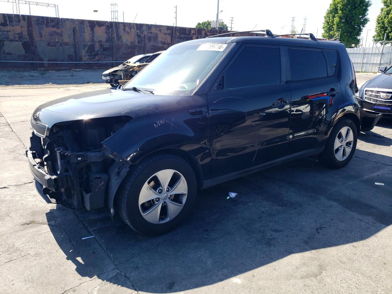 2015 Kia Soul Base Black vin: KNDJN2A20F7772371