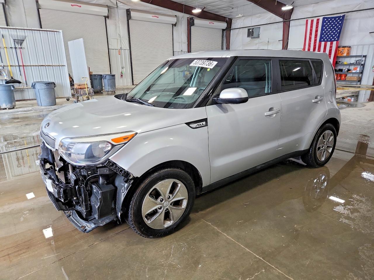 2015 Kia Soul Base Silver vin: KNDJN2A20F7778591