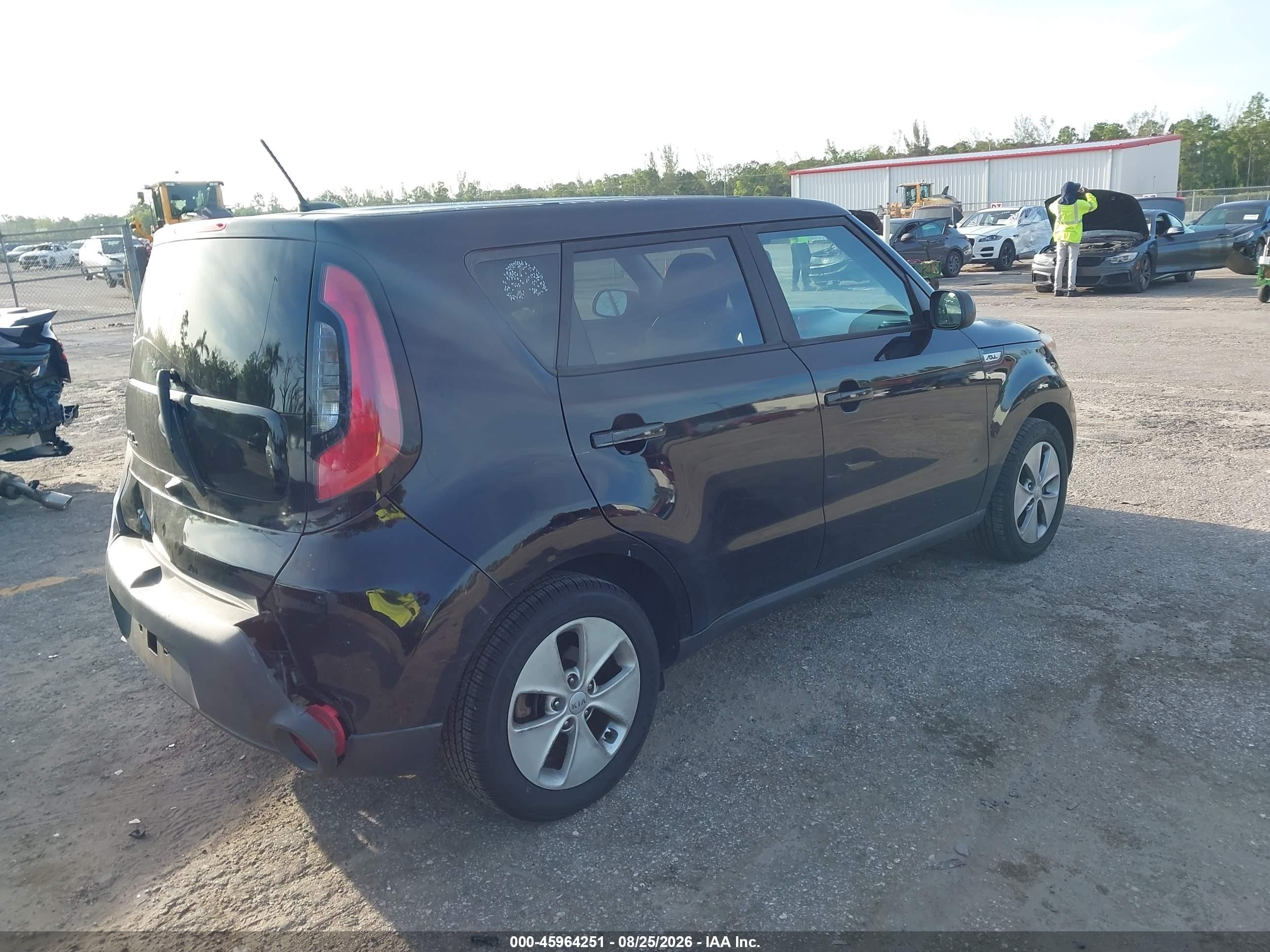 2016 Kia Soul Black vin: KNDJN2A20G7357617