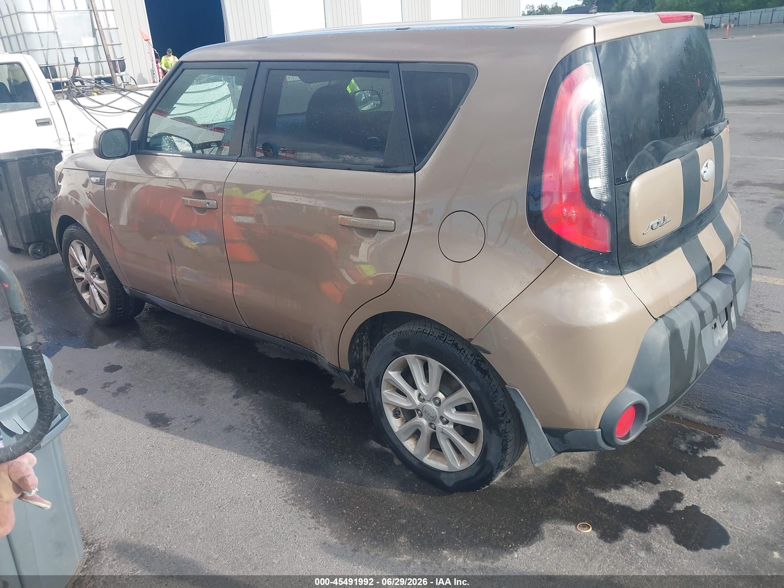 2014 Kia Soul   Brown vin: KNDJN2A21E7007779