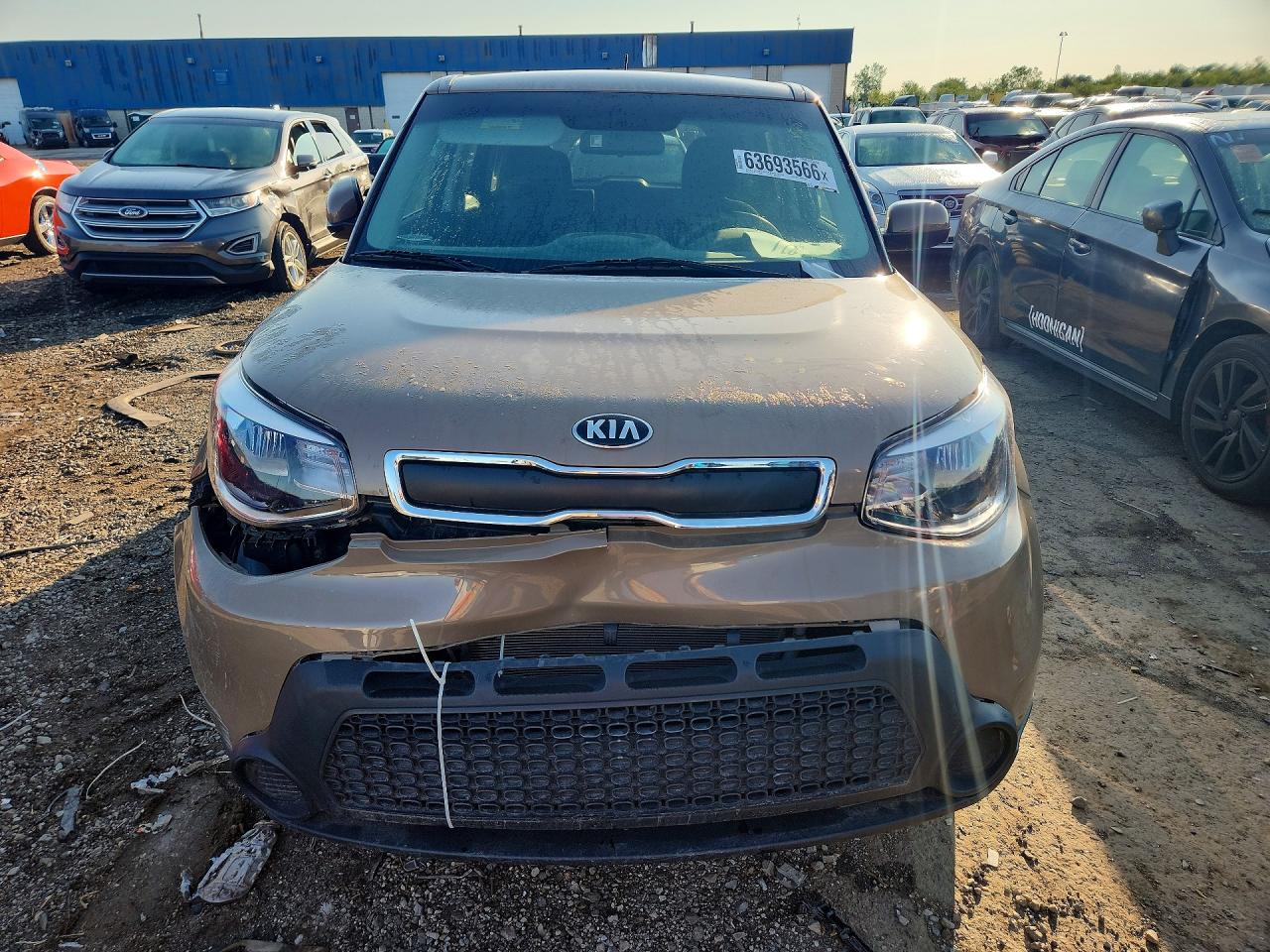 2014 Kia Soul Base Tan vin: KNDJN2A21E7008673