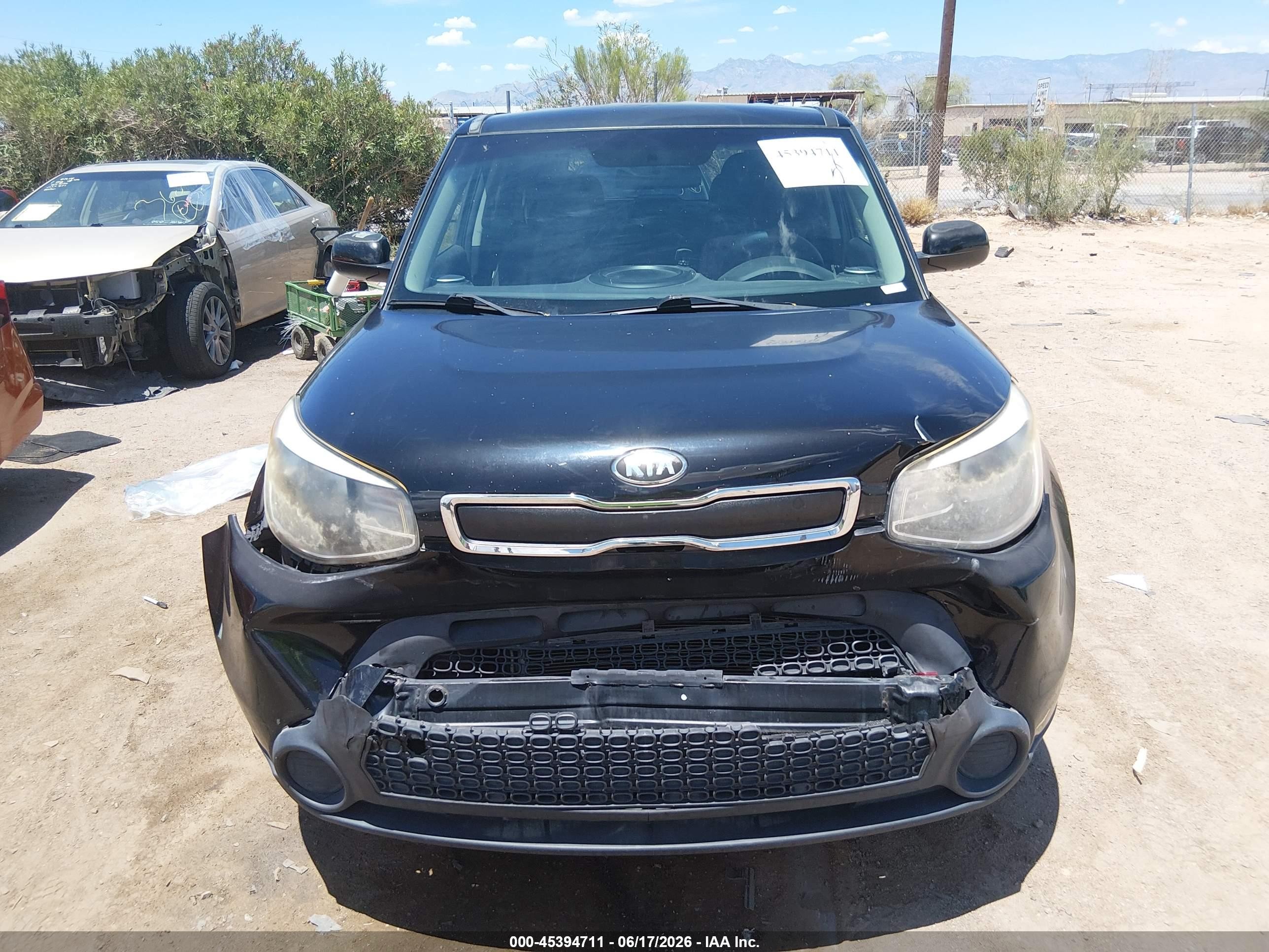 2014 Kia Soul   Black vin: KNDJN2A21E7009905
