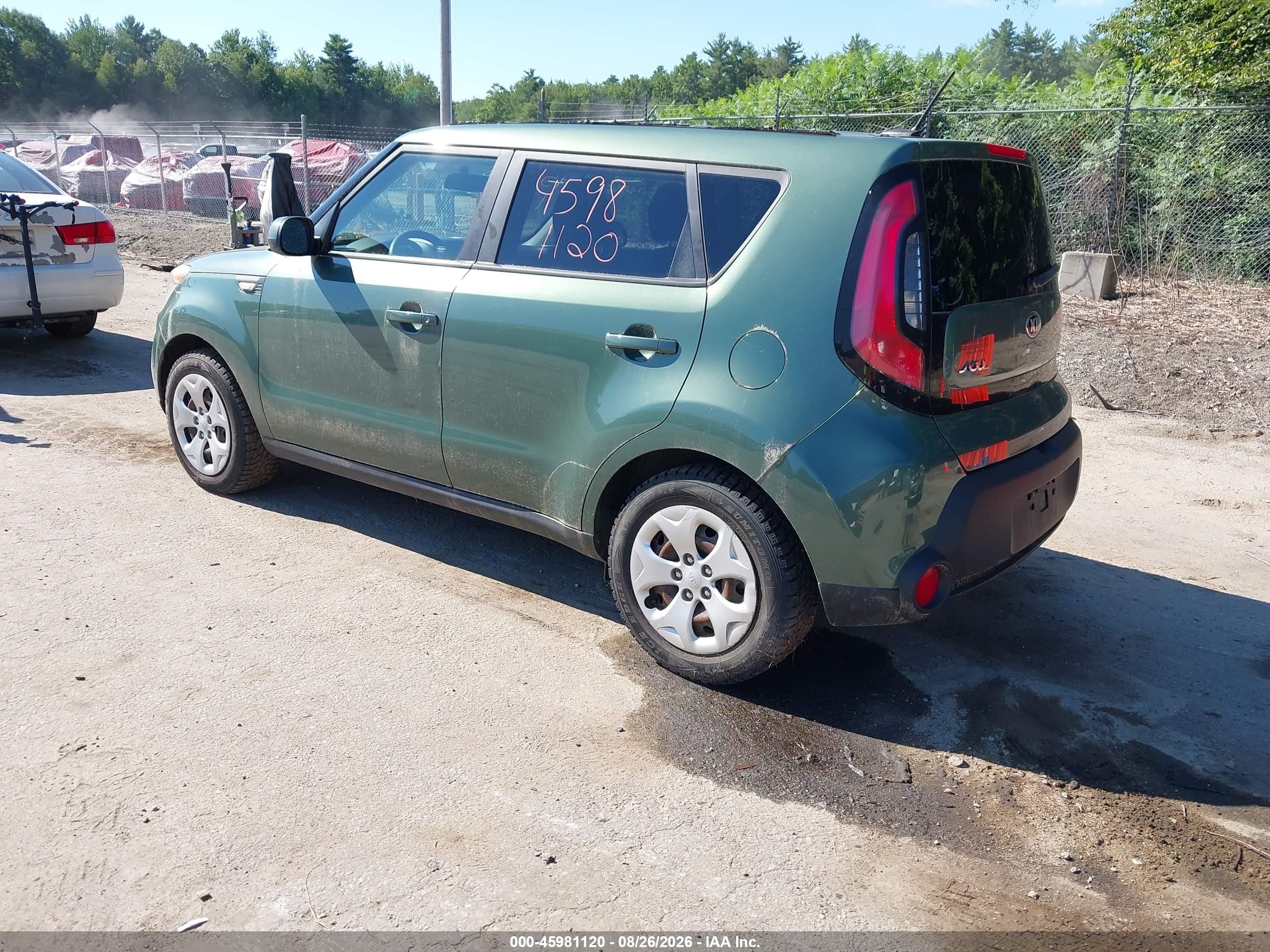 2014 Kia Soul   Green vin: KNDJN2A21E7029894