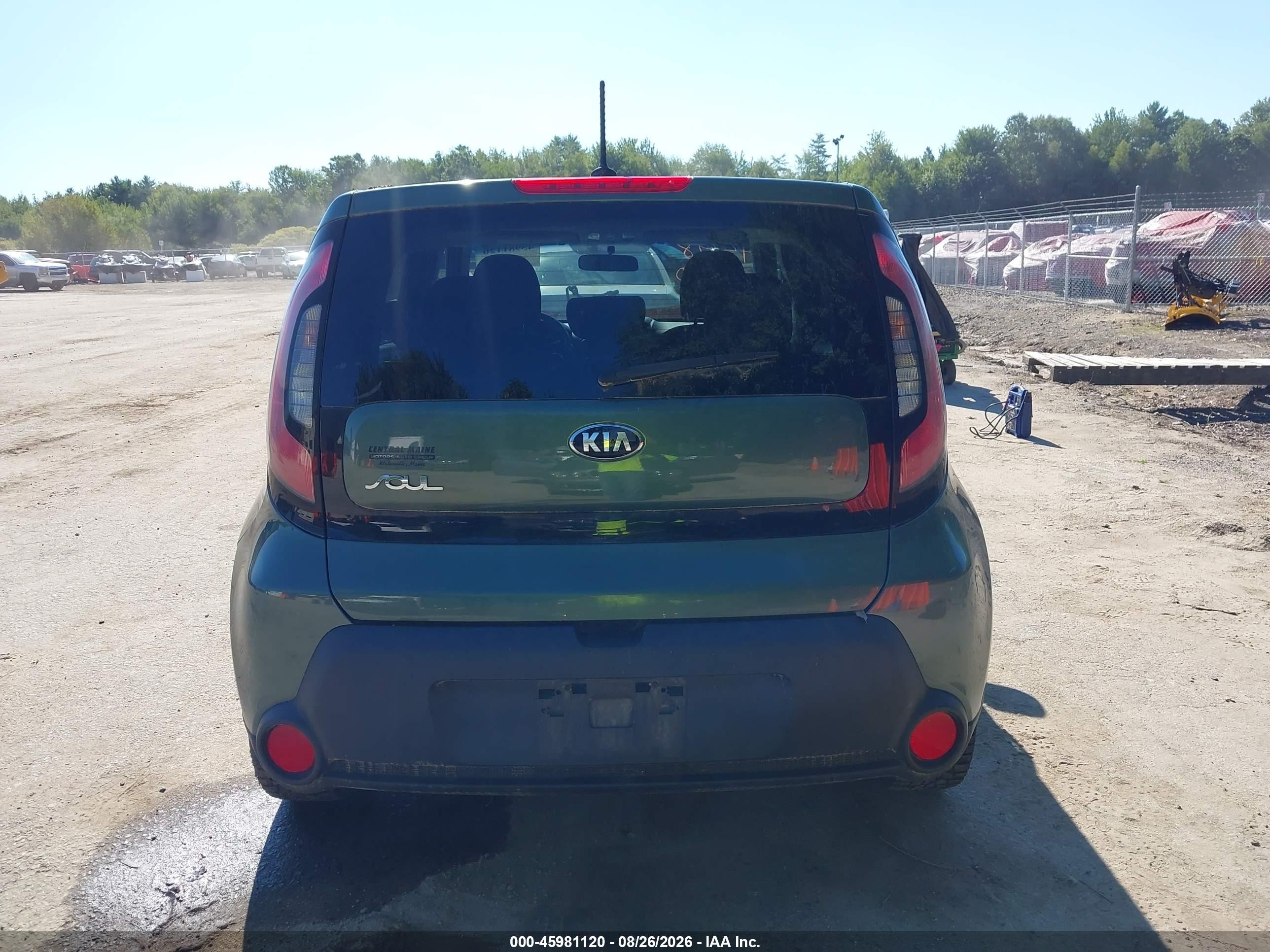 2014 Kia Soul   Green vin: KNDJN2A21E7029894