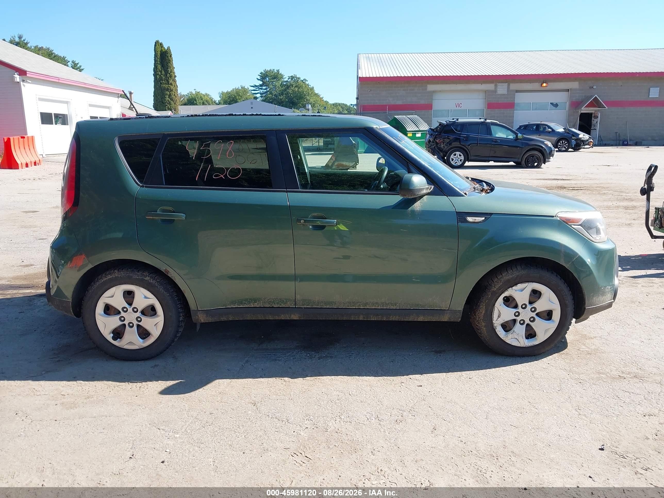 2014 Kia Soul   Green vin: KNDJN2A21E7029894