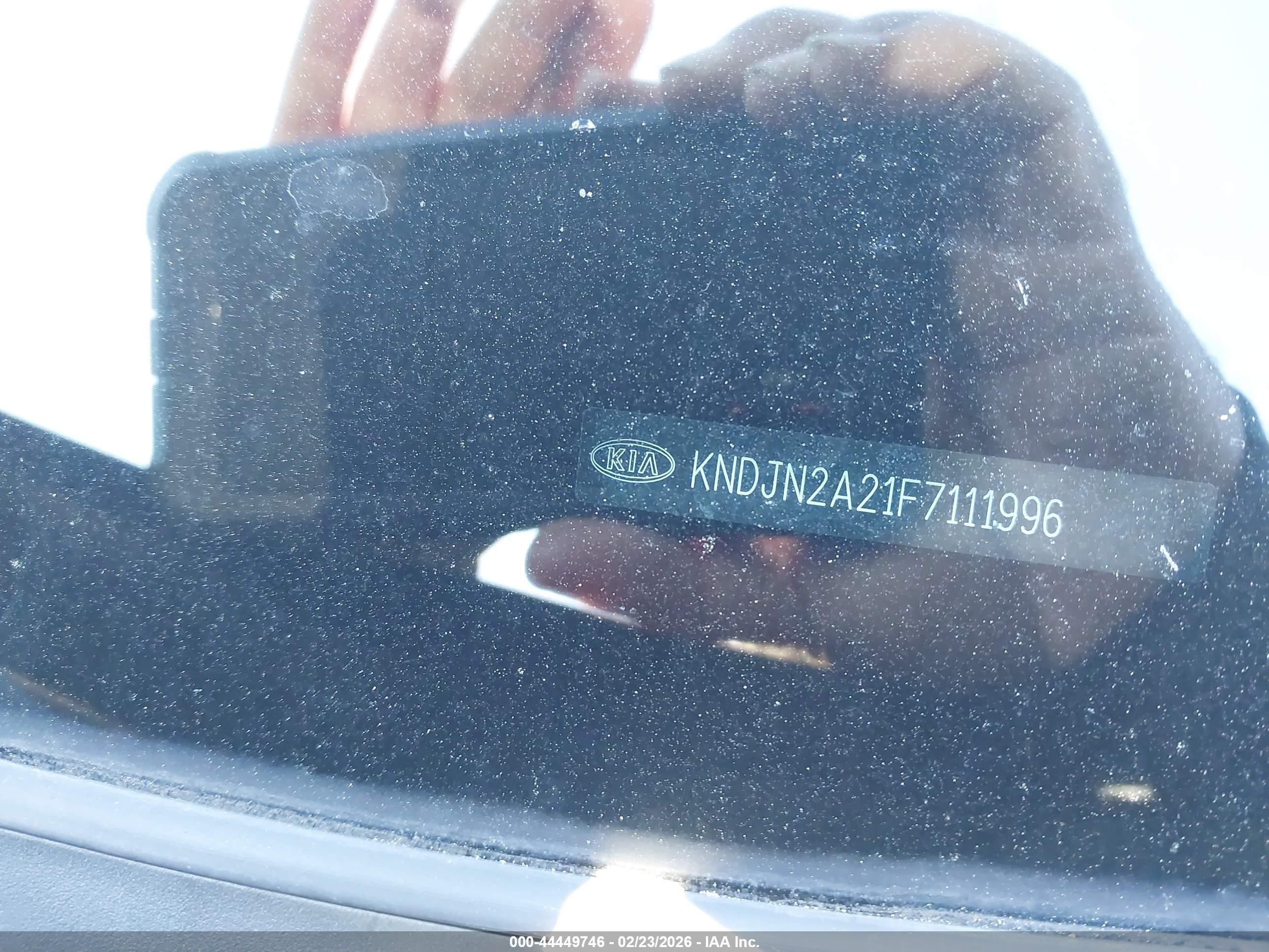 2015 Kia Soul   Black vin: KNDJN2A21F7111996