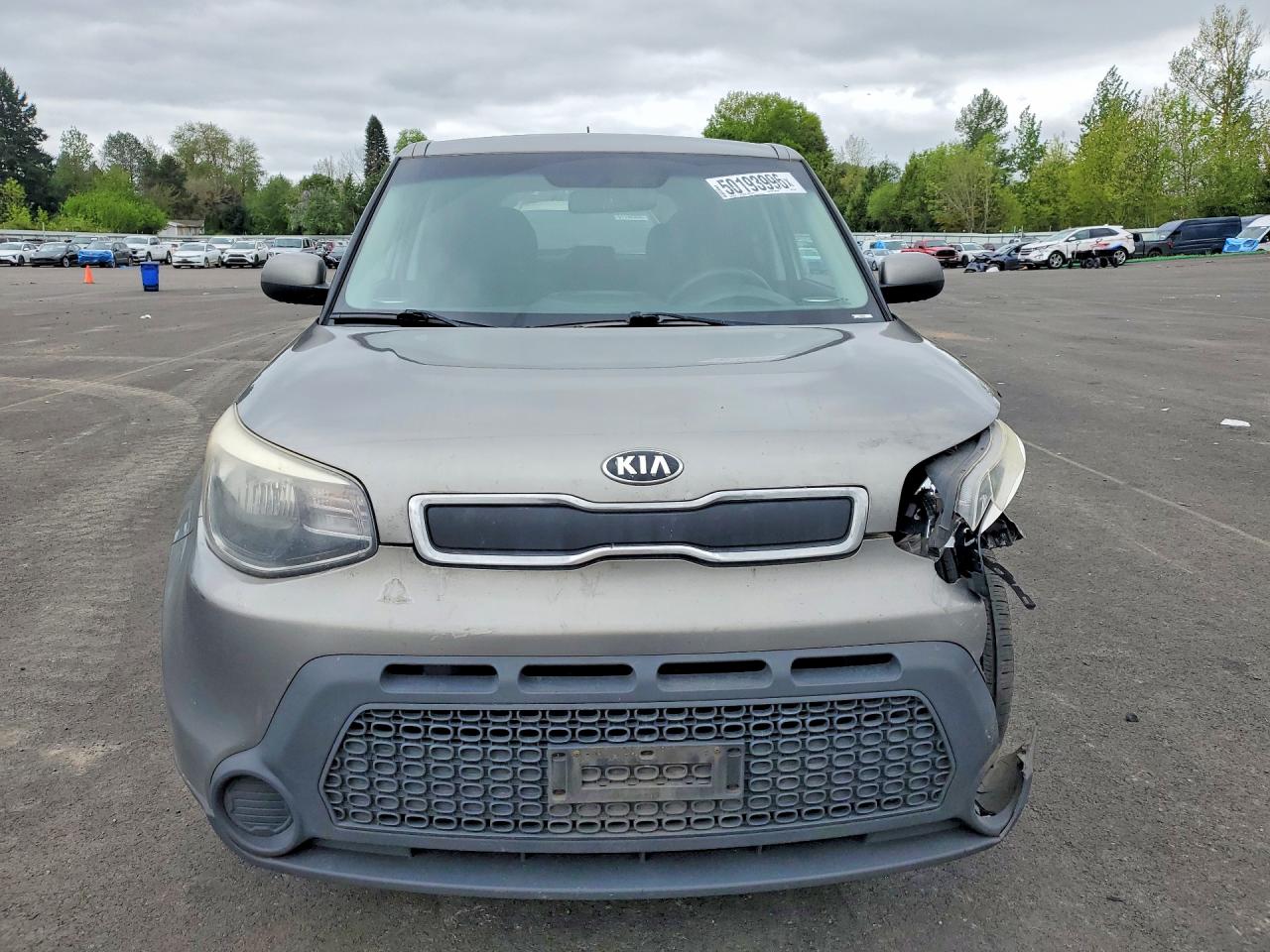 2015 Kia Soul Base Gray vin: KNDJN2A21F7117958