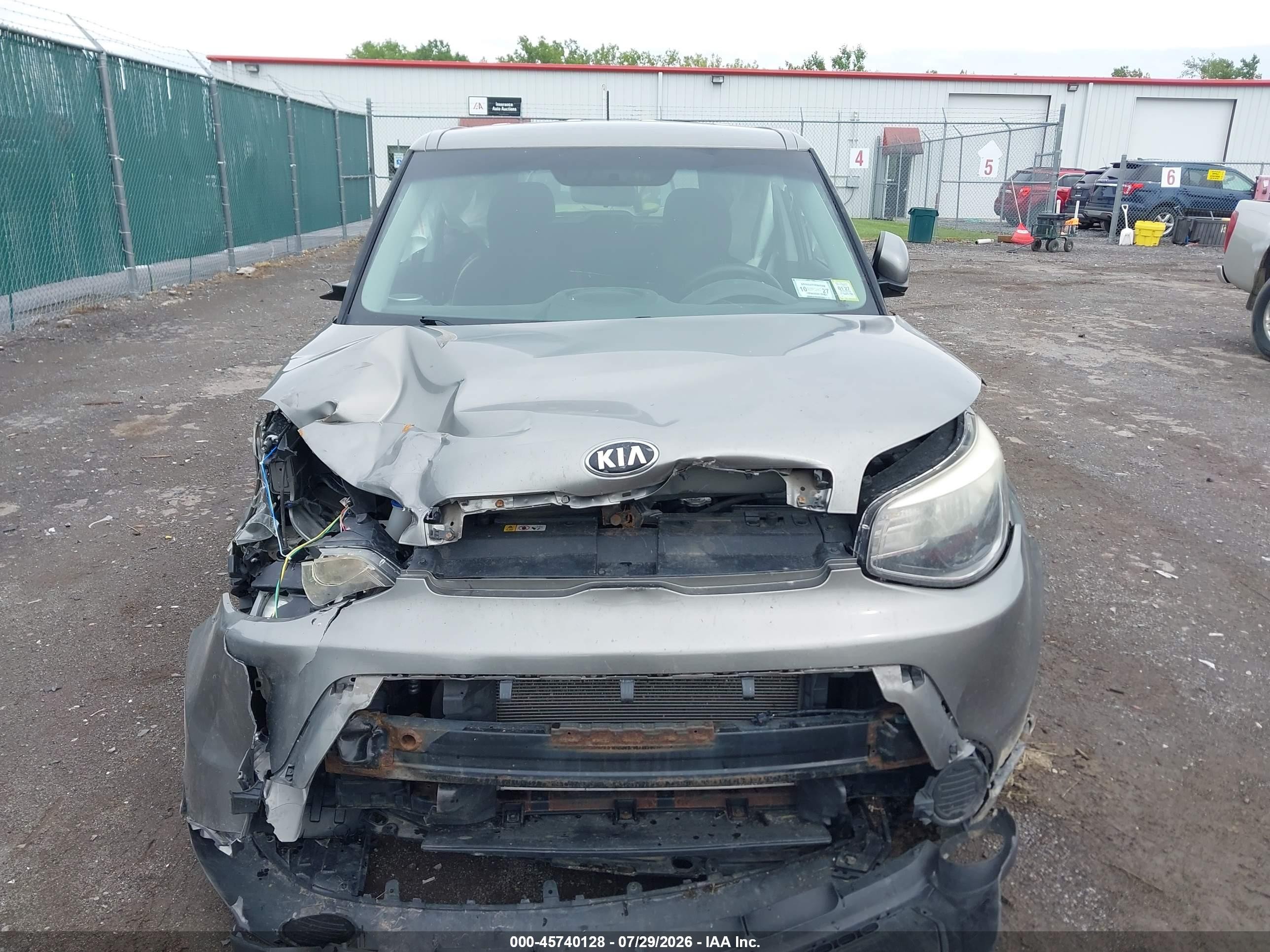 2015 Kia Soul   Gray vin: KNDJN2A21F7119189