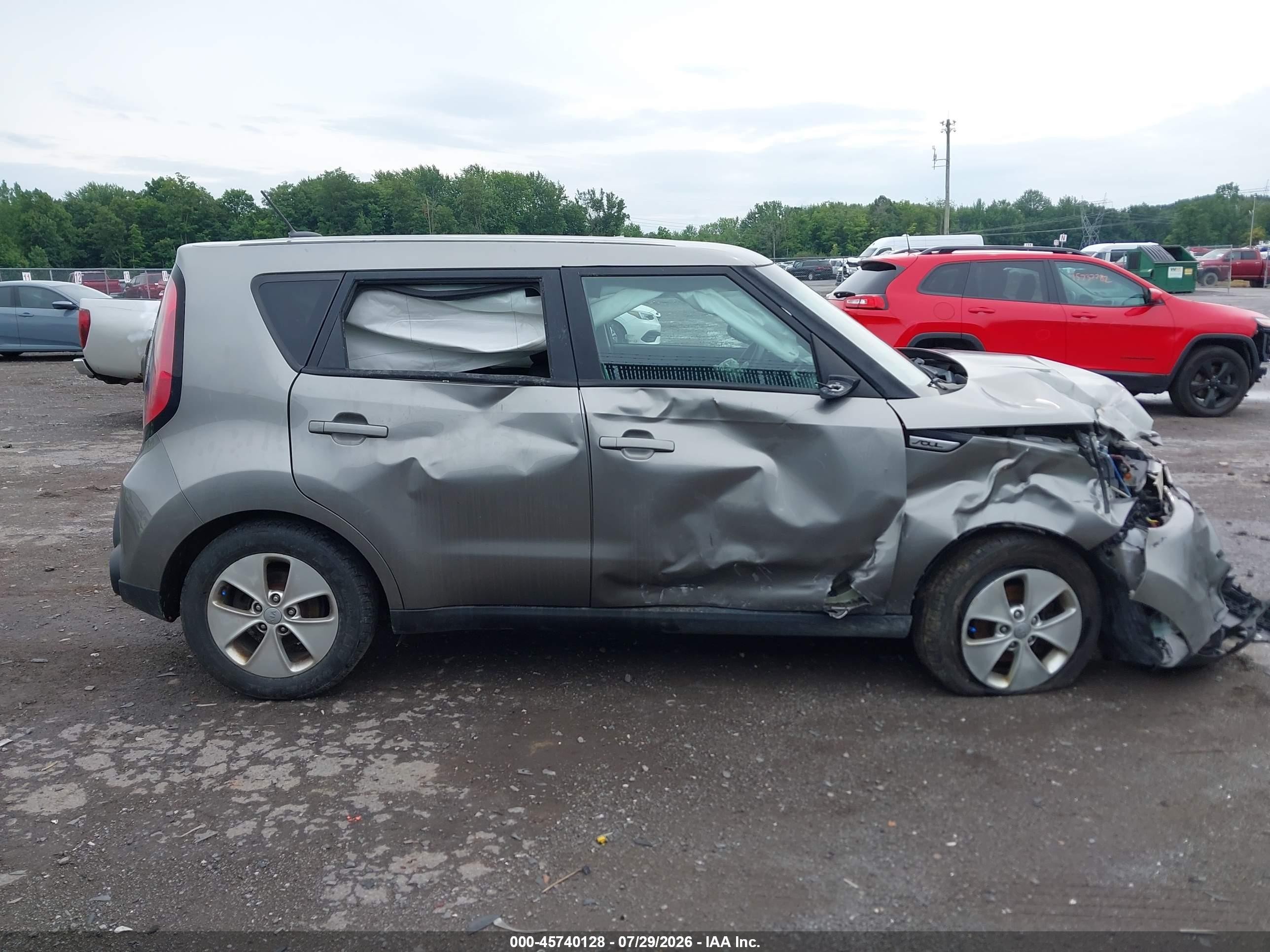 2015 Kia Soul   Gray vin: KNDJN2A21F7119189