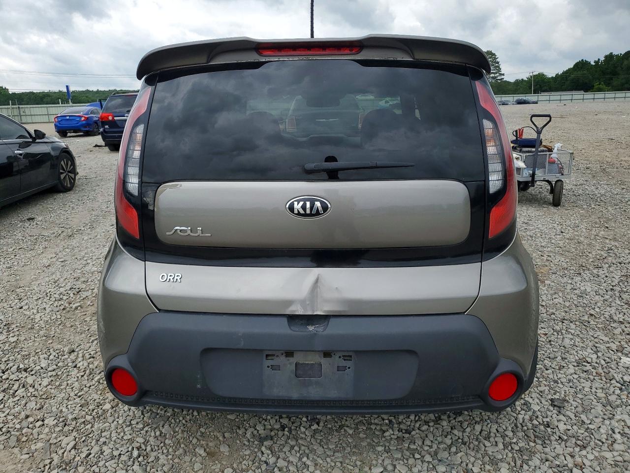 2015 Kia Soul Base Gray vin: KNDJN2A21F7130547