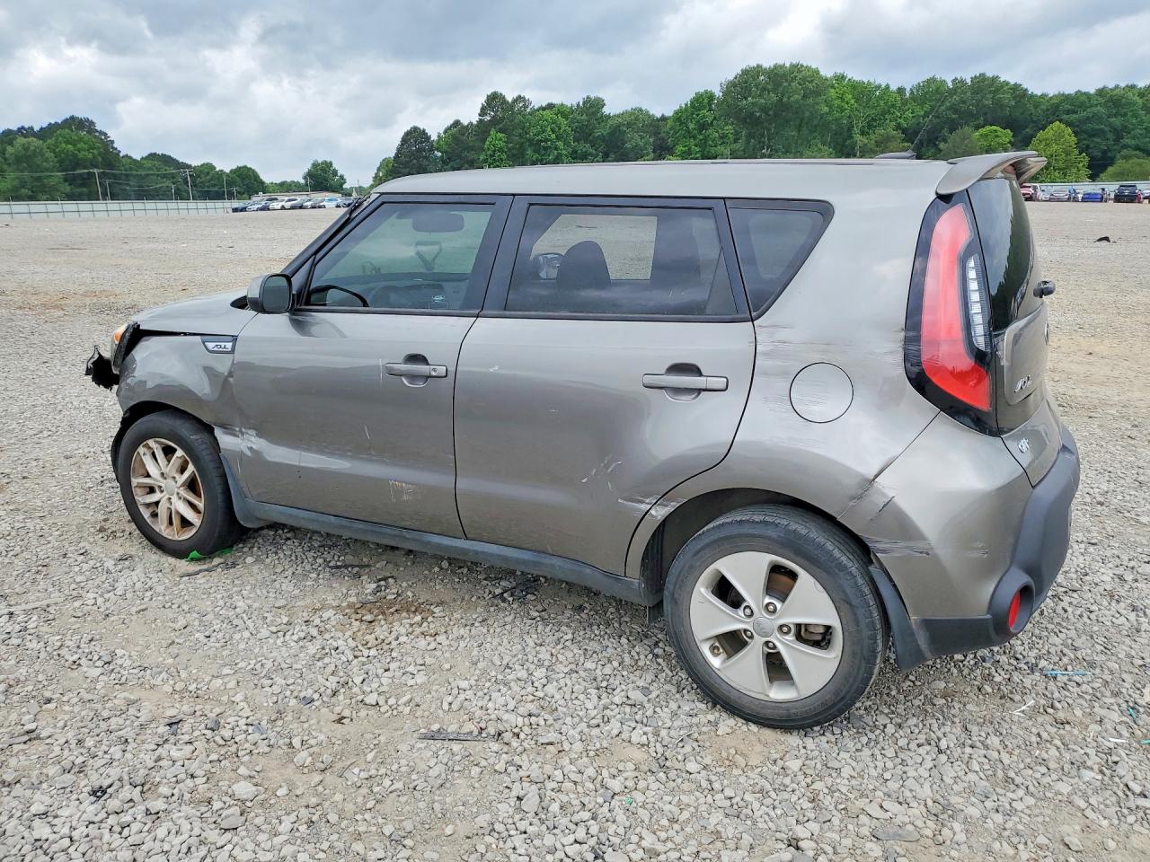 2015 Kia Soul Base Gray vin: KNDJN2A21F7130547