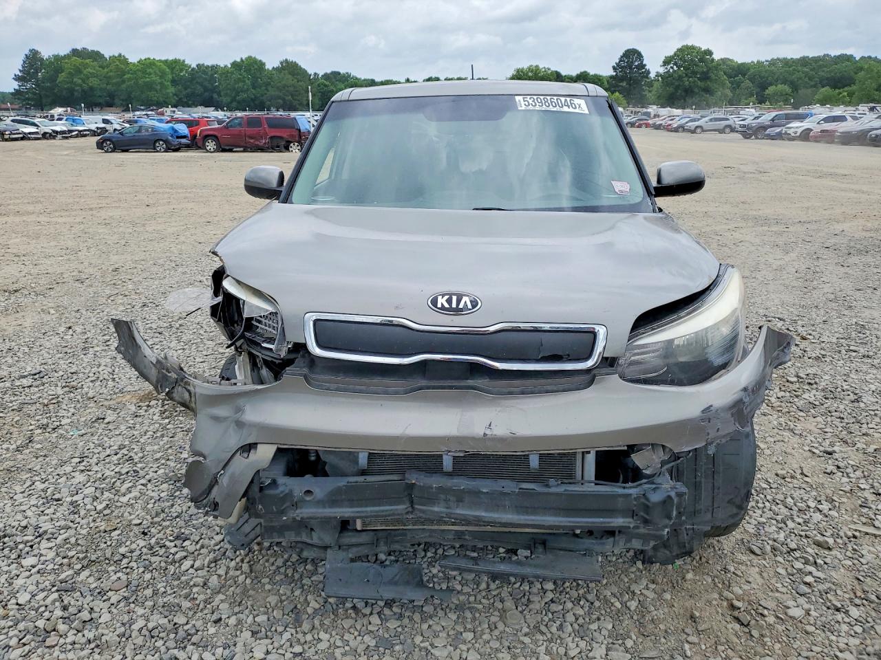 2015 Kia Soul Base Gray vin: KNDJN2A21F7130547