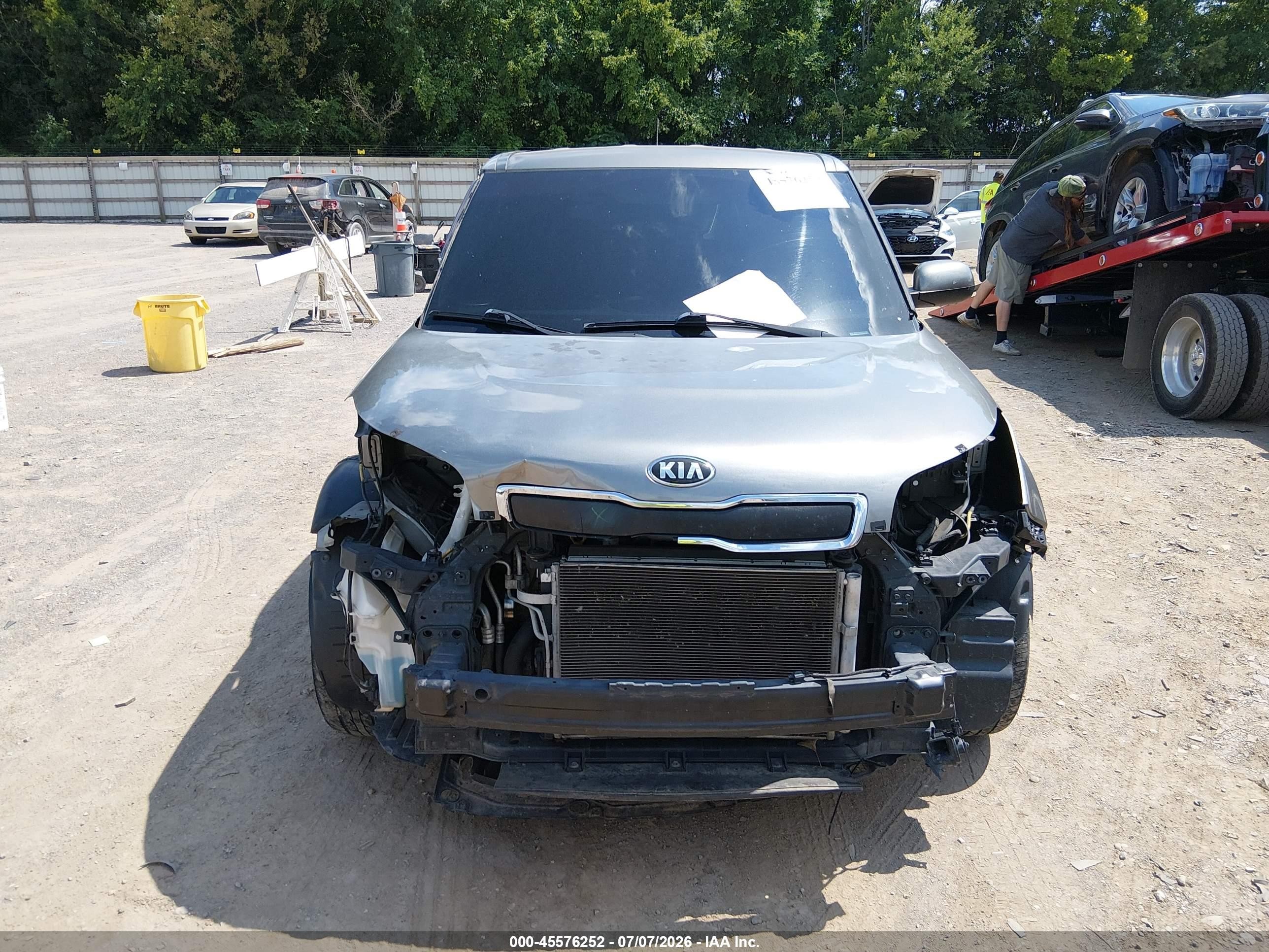 2015 Kia Soul   Gray vin: KNDJN2A21F7168036